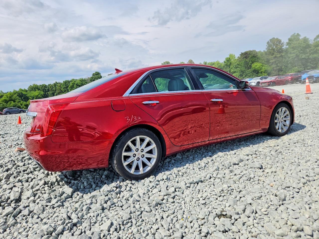 2014 Cadillac Cts Luxury Collection Red vin: 1G6AR5S38E0126874