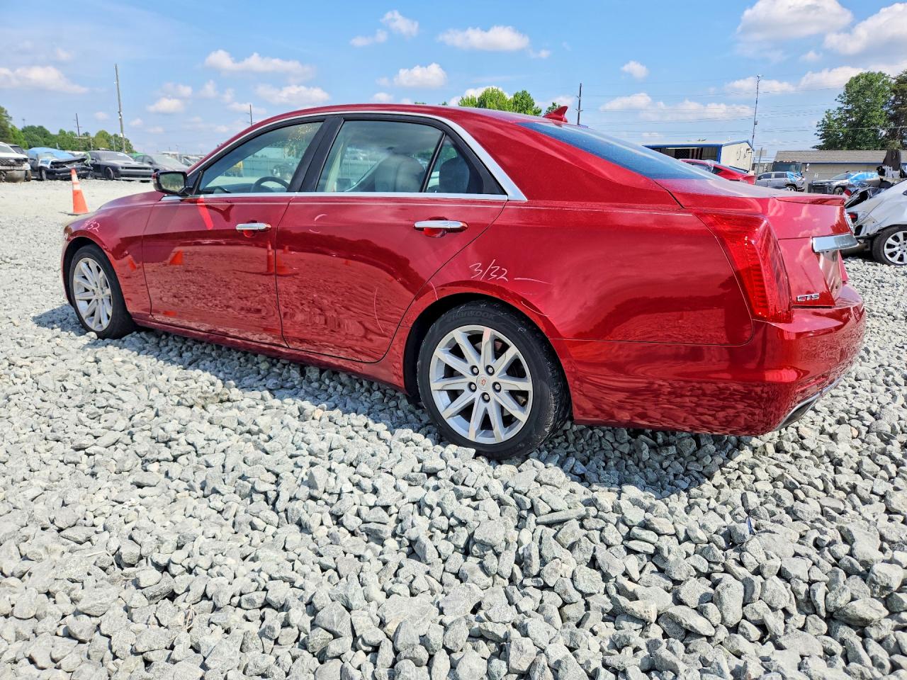 2014 Cadillac Cts Luxury Collection Red vin: 1G6AR5S38E0126874