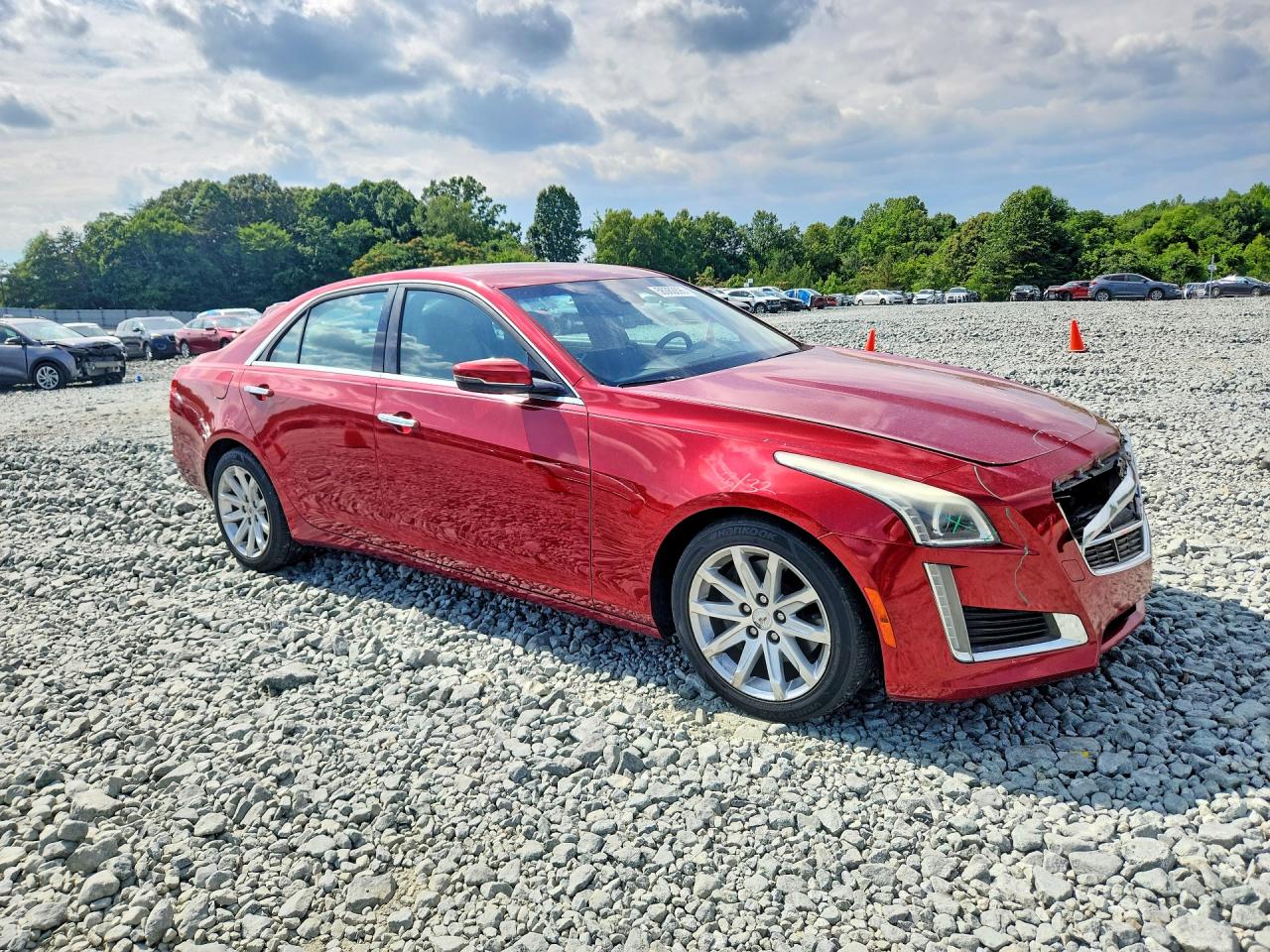 2014 Cadillac Cts Luxury Collection Red vin: 1G6AR5S38E0126874