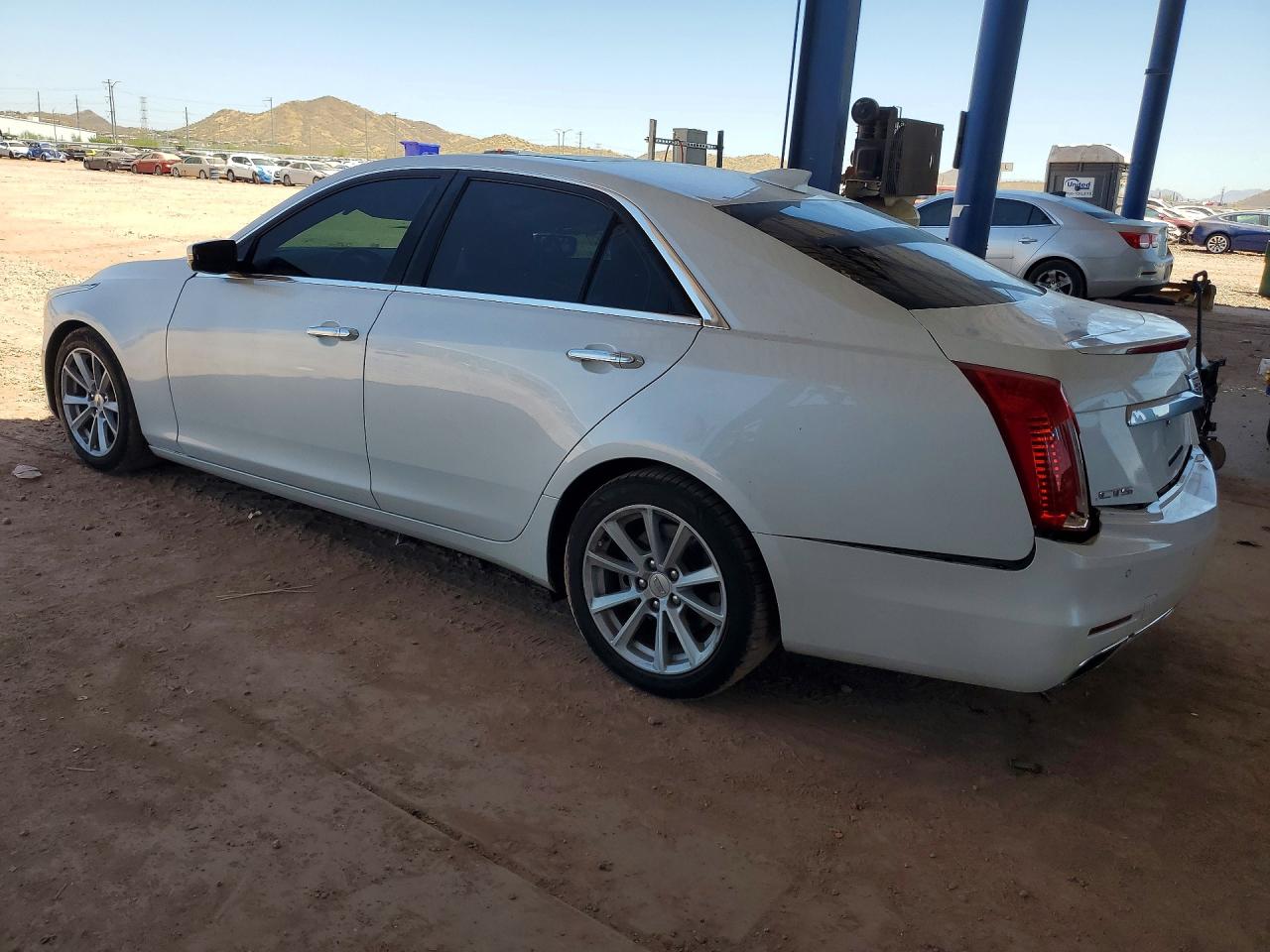 2015 Cadillac Cts Luxury Collection White vin: 1G6AR5S38F0141358