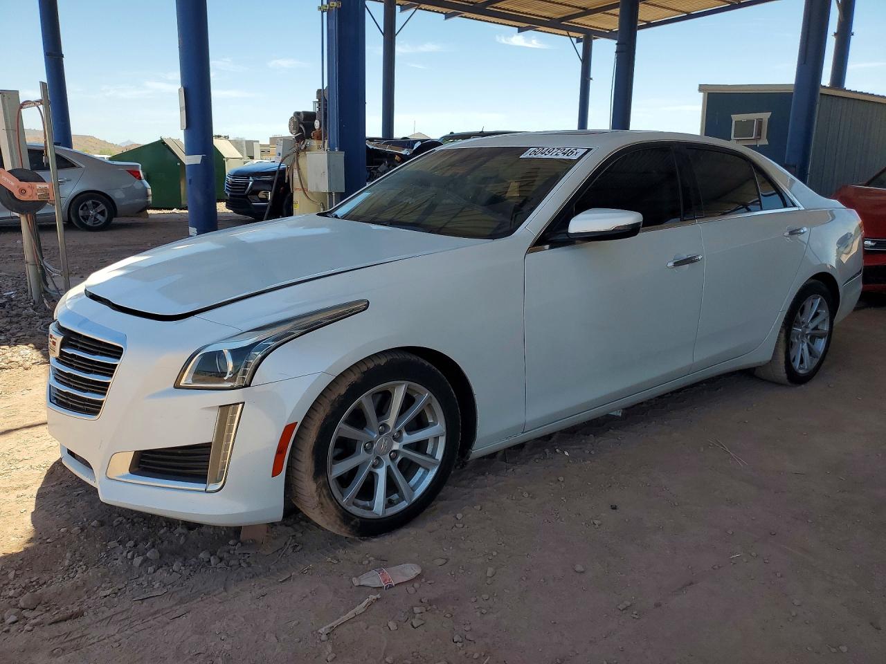 2015 Cadillac Cts Luxury Collection White vin: 1G6AR5S38F0141358