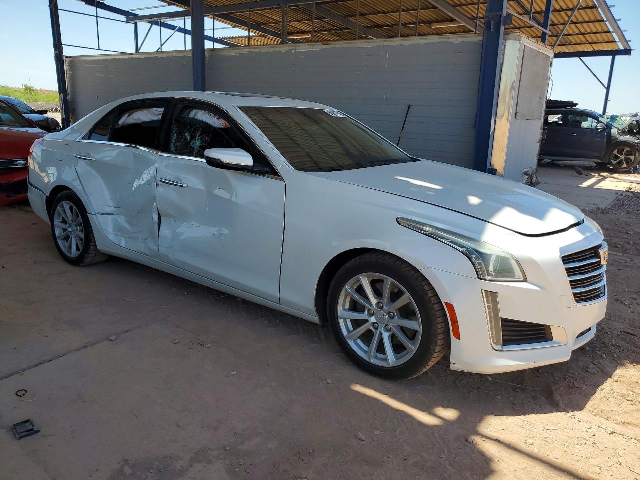 2015 Cadillac Cts Luxury Collection White vin: 1G6AR5S38F0141358