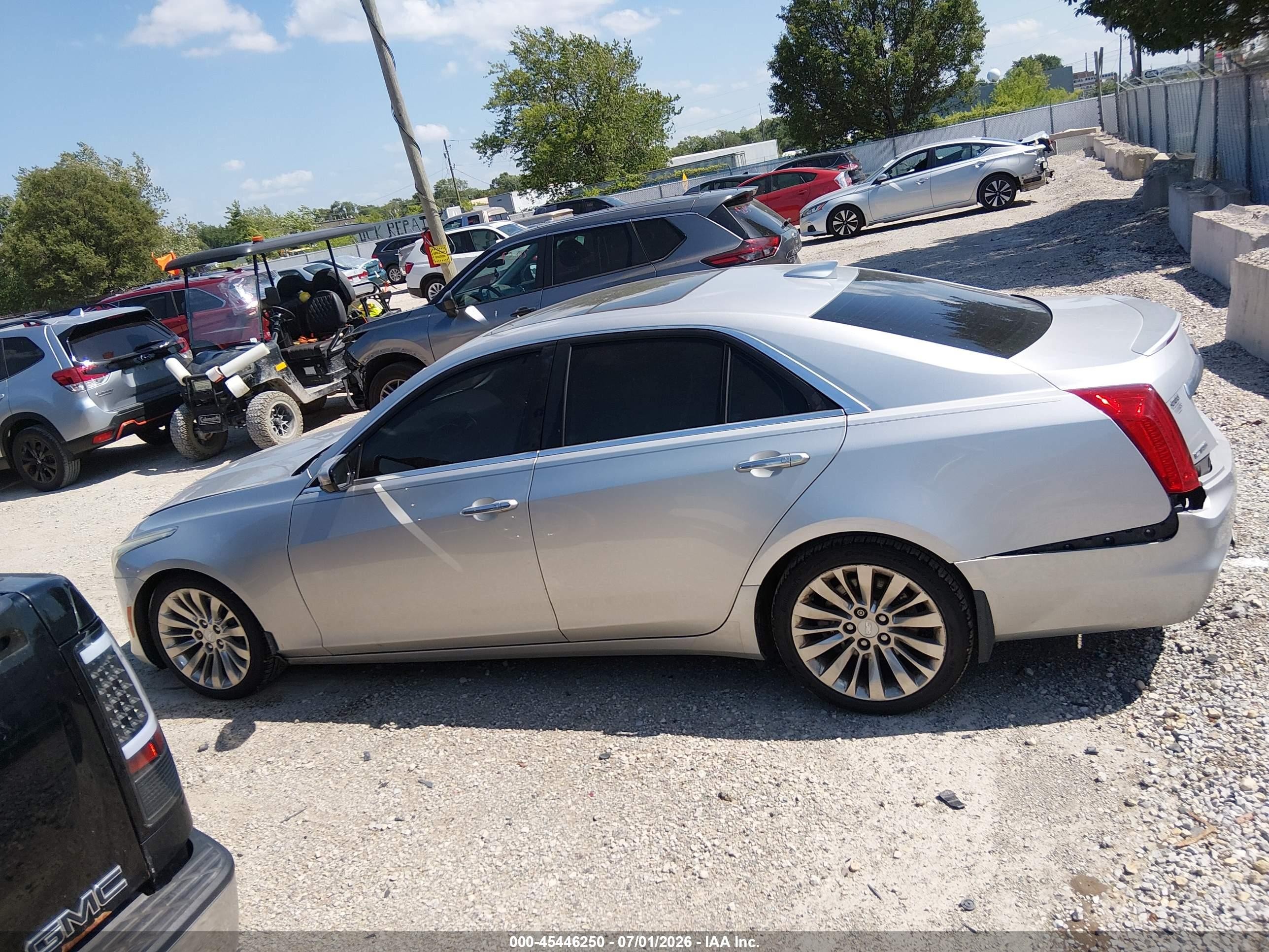 2015 Cadillac Cts Luxury Silver vin: 1G6AR5S38F0142123