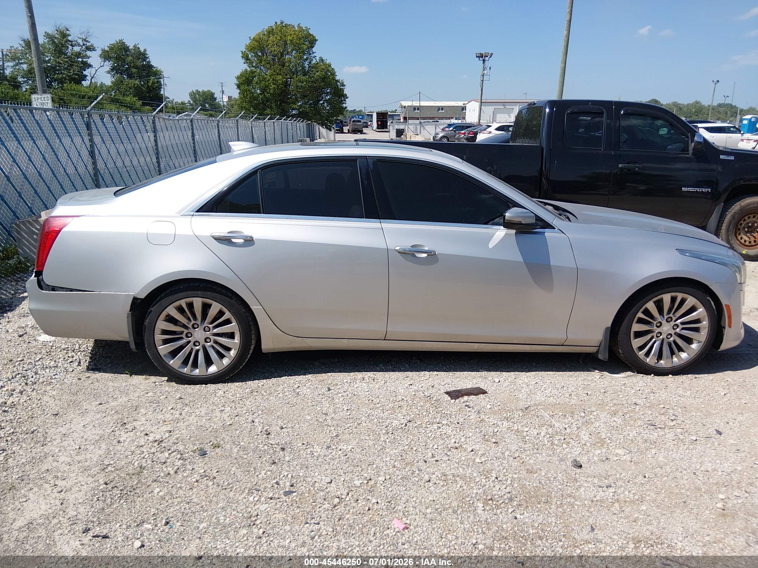 2015 Cadillac Cts Luxury Silver vin: 1G6AR5S38F0142123