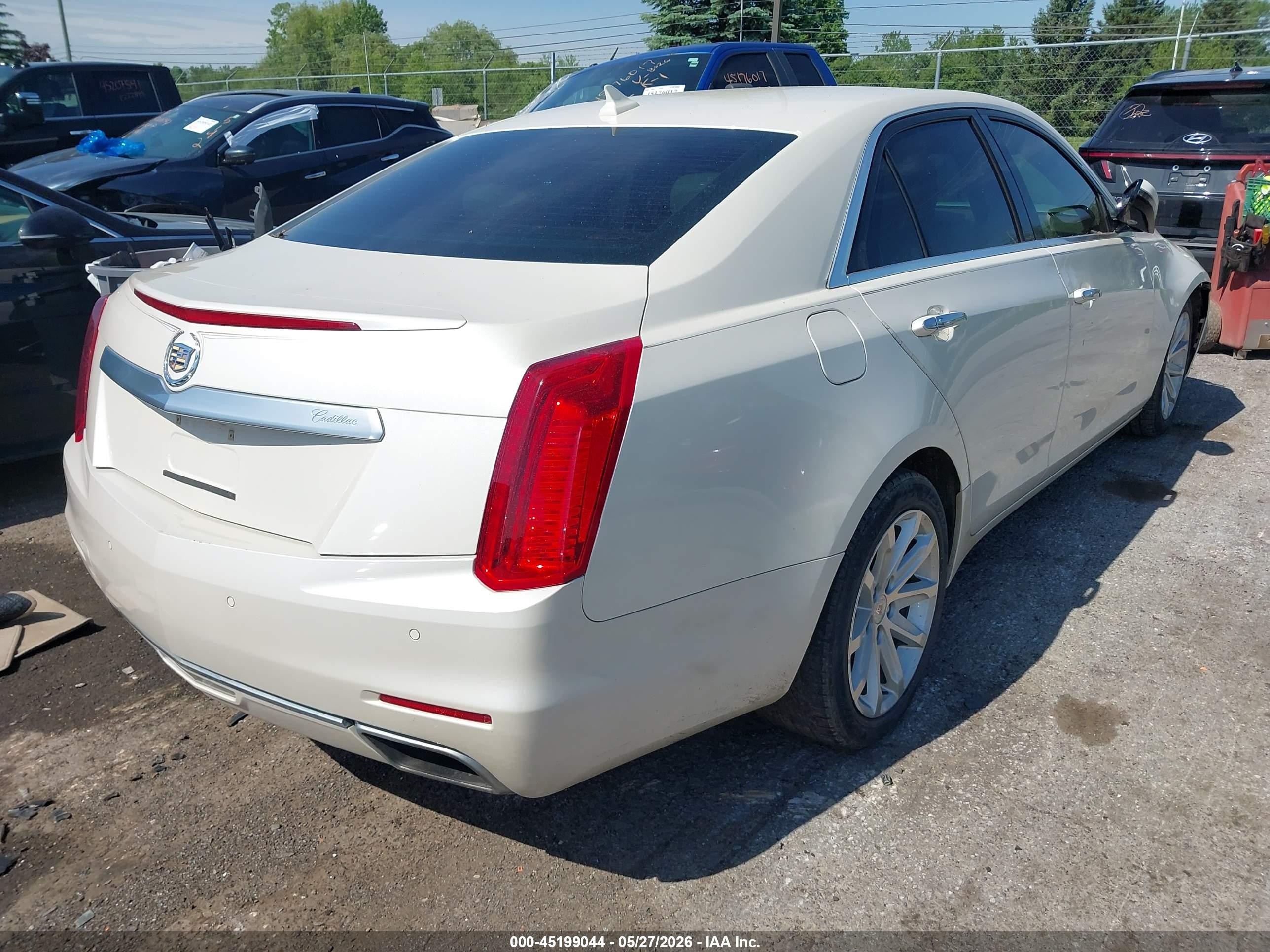 2014 Cadillac Cts Luxury Beige vin: 1G6AR5S39E0124440