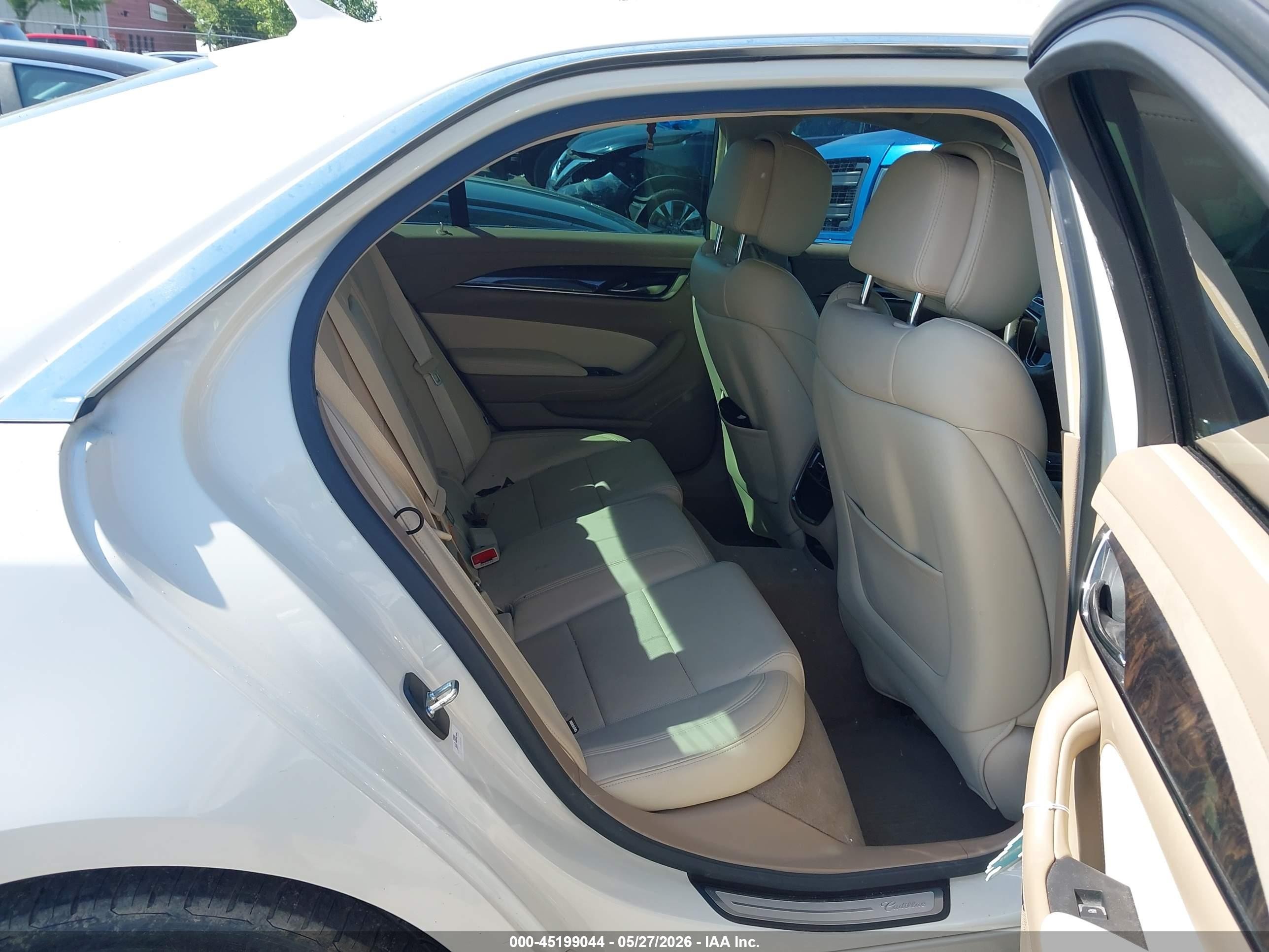 2014 Cadillac Cts Luxury Beige vin: 1G6AR5S39E0124440