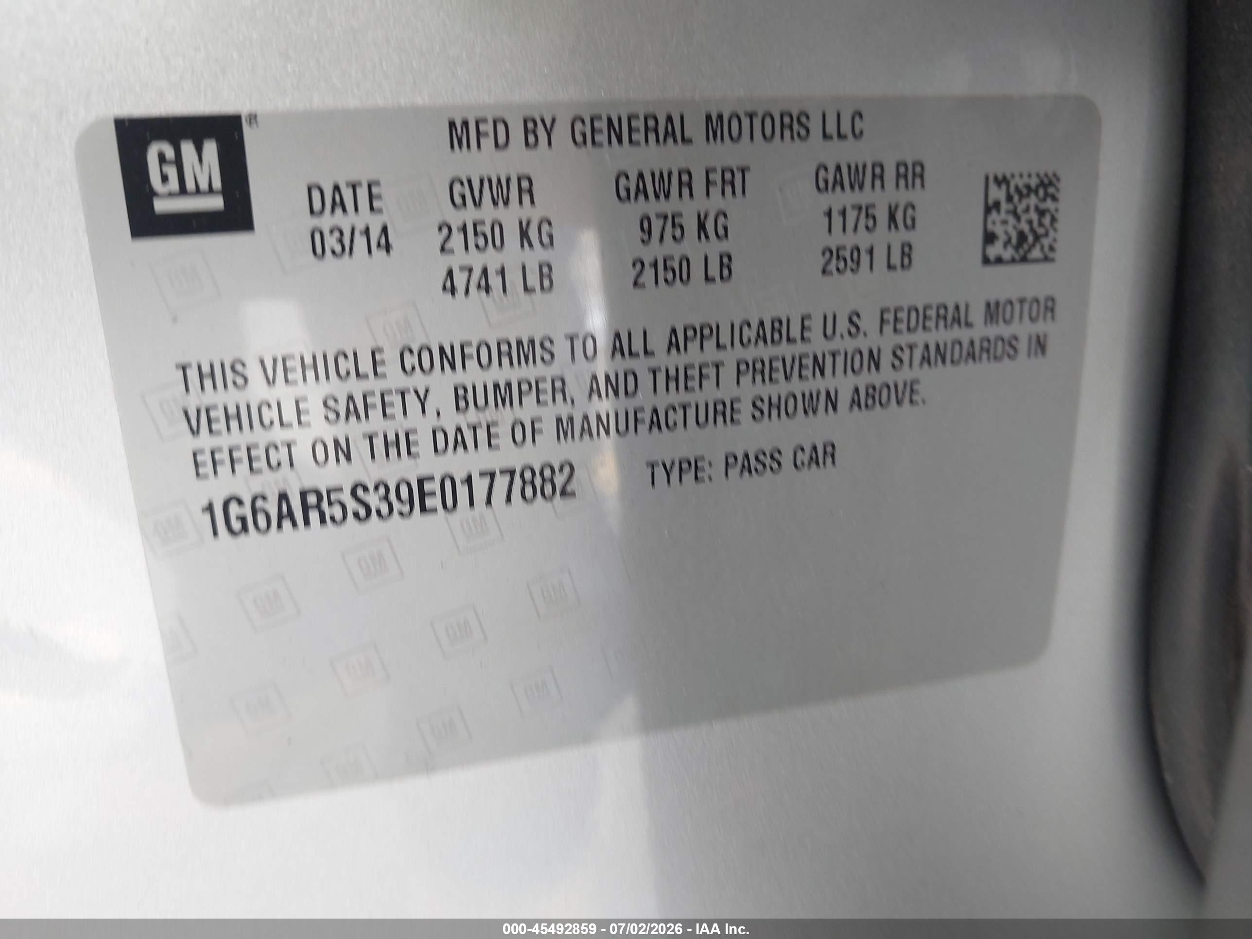 2014 Cadillac Cts Luxury Silver vin: 1G6AR5S39E0177882