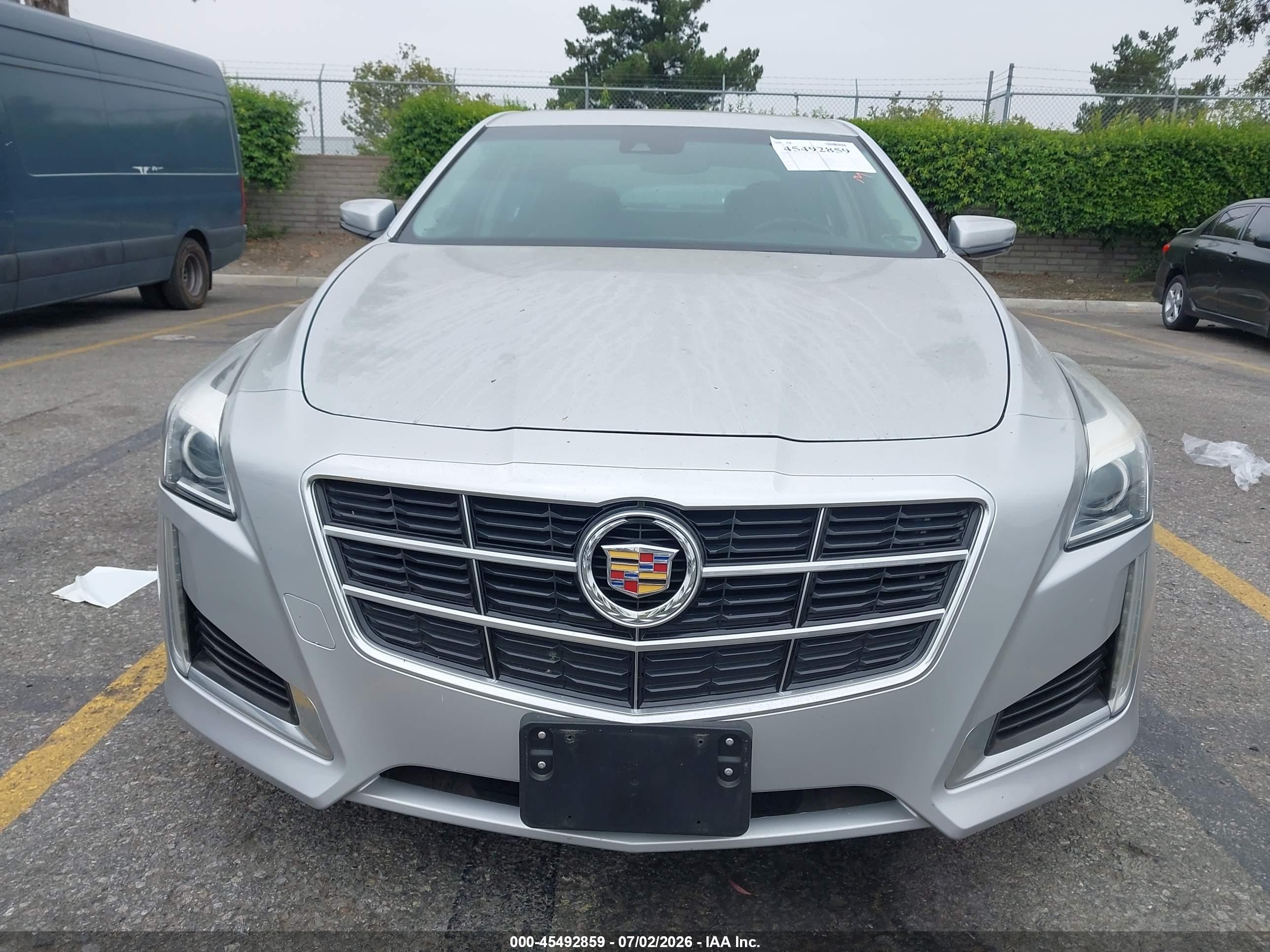 2014 Cadillac Cts Luxury Silver vin: 1G6AR5S39E0177882