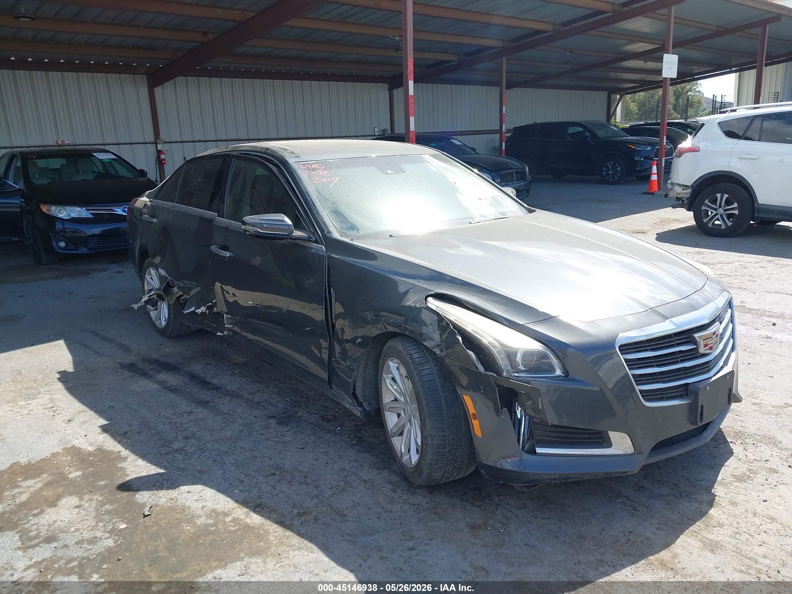 2015 Cadillac Cts Luxury Серый vin: 1G6AR5S39F0136380