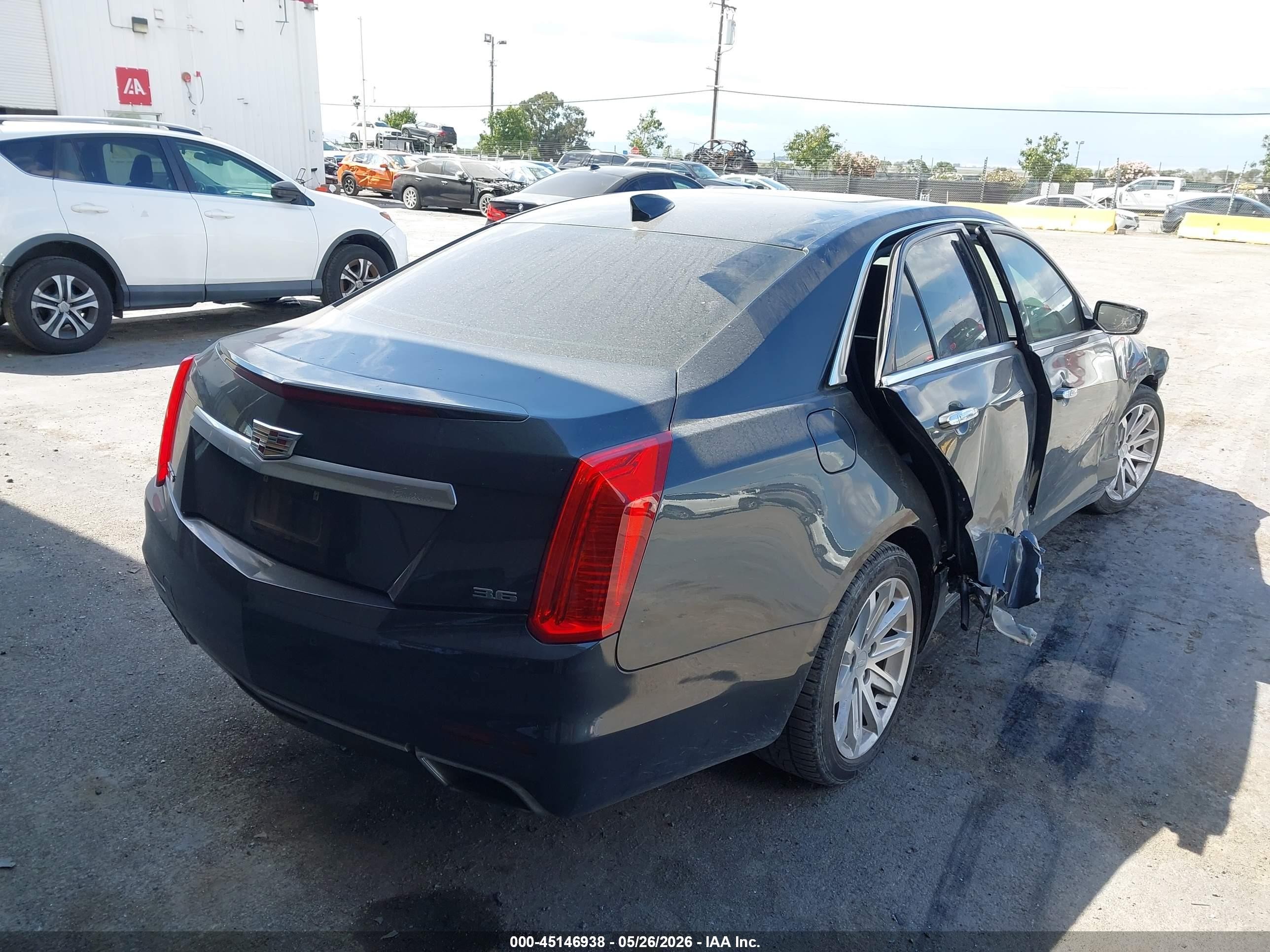 2015 Cadillac Cts Luxury Серый vin: 1G6AR5S39F0136380