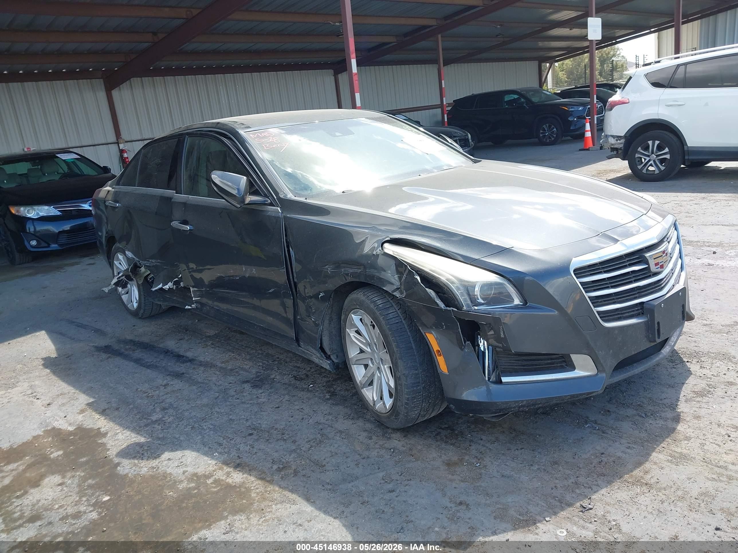 2015 Cadillac Cts Luxury Gray vin: 1G6AR5S39F0136380