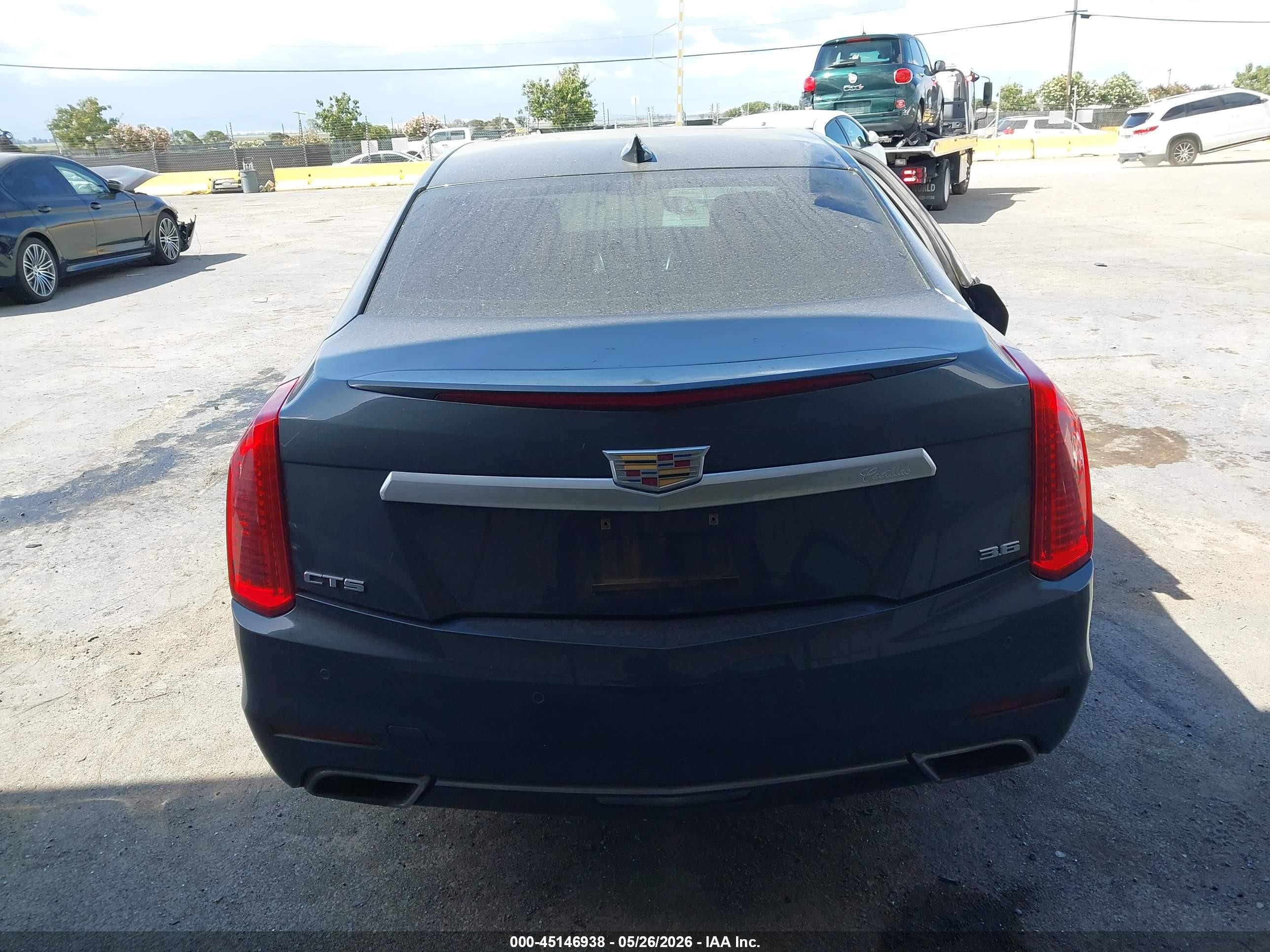 2015 Cadillac Cts Luxury Серый vin: 1G6AR5S39F0136380