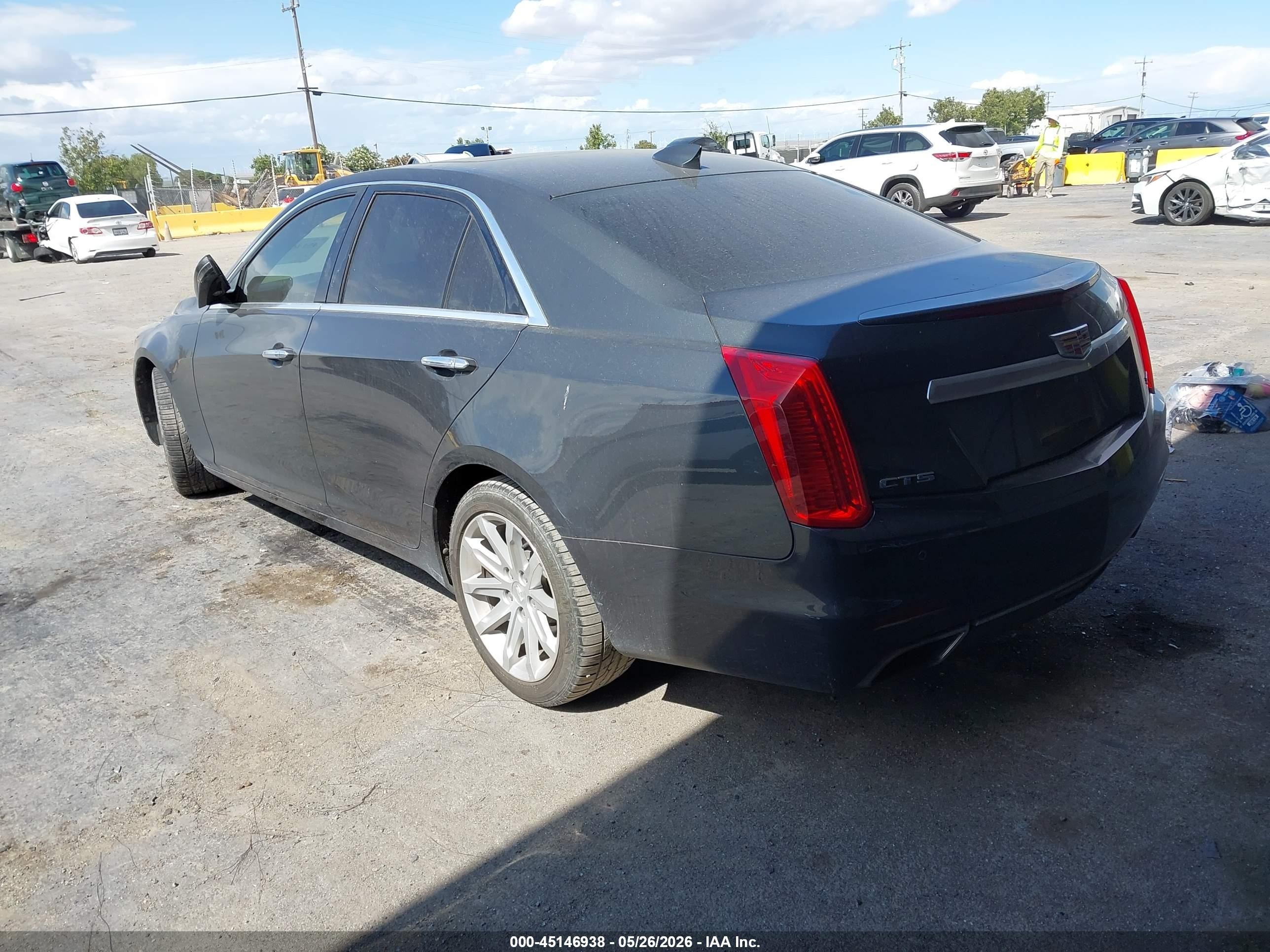 2015 Cadillac Cts Luxury Серый vin: 1G6AR5S39F0136380
