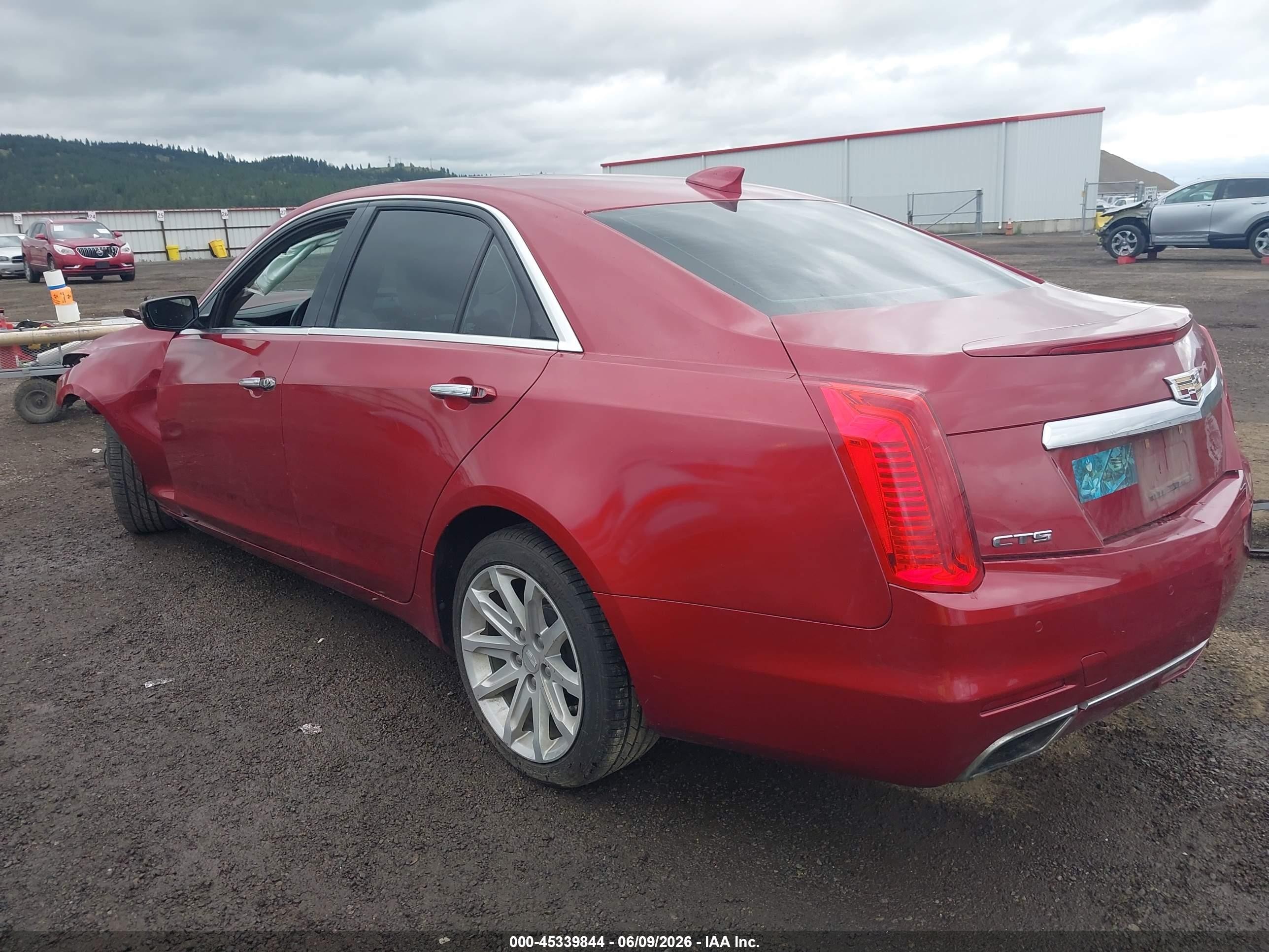 2015 Cadillac Cts Luxury Red vin: 1G6AR5S3XF0131852