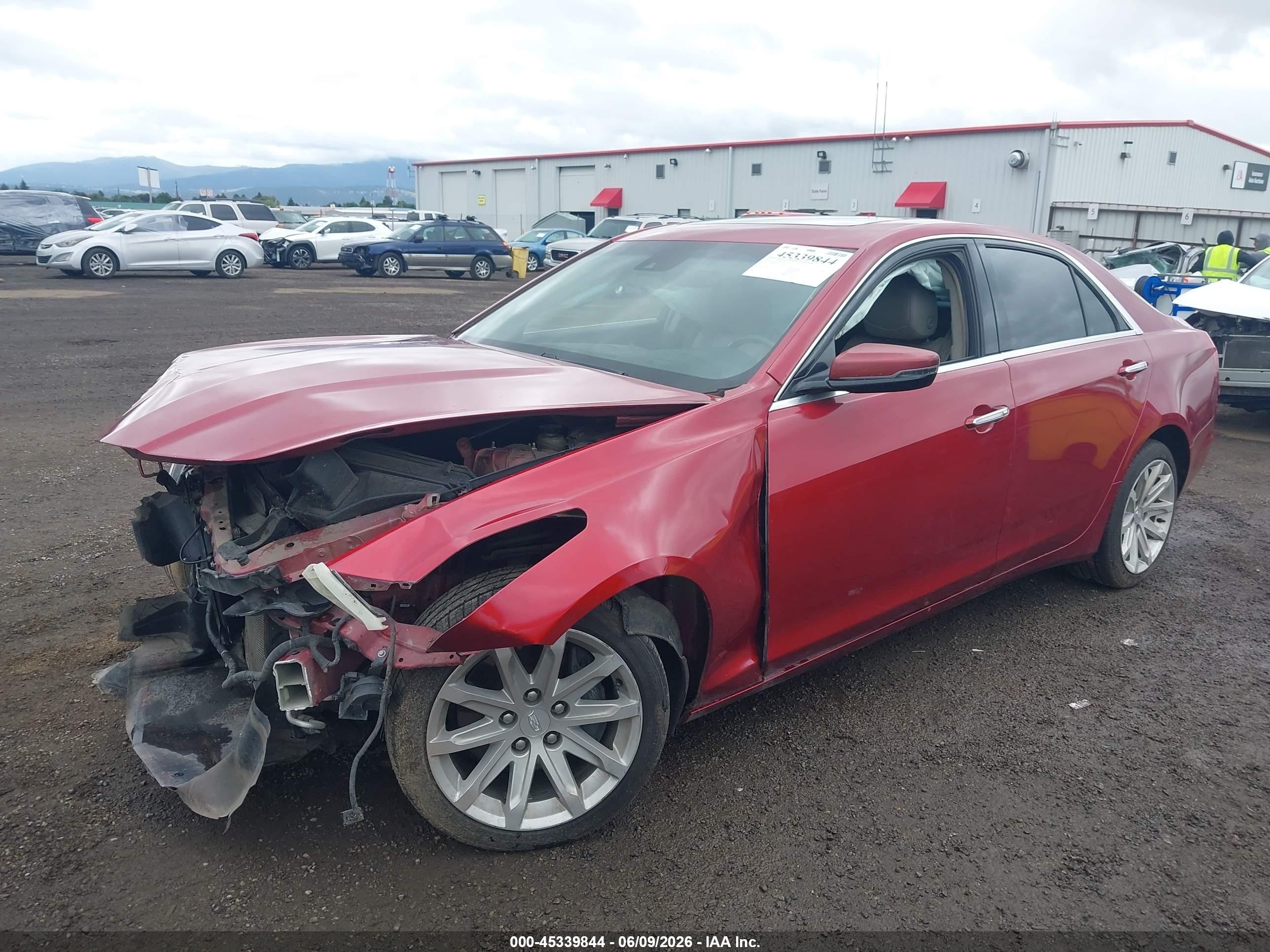 2015 Cadillac Cts Luxury Red vin: 1G6AR5S3XF0131852