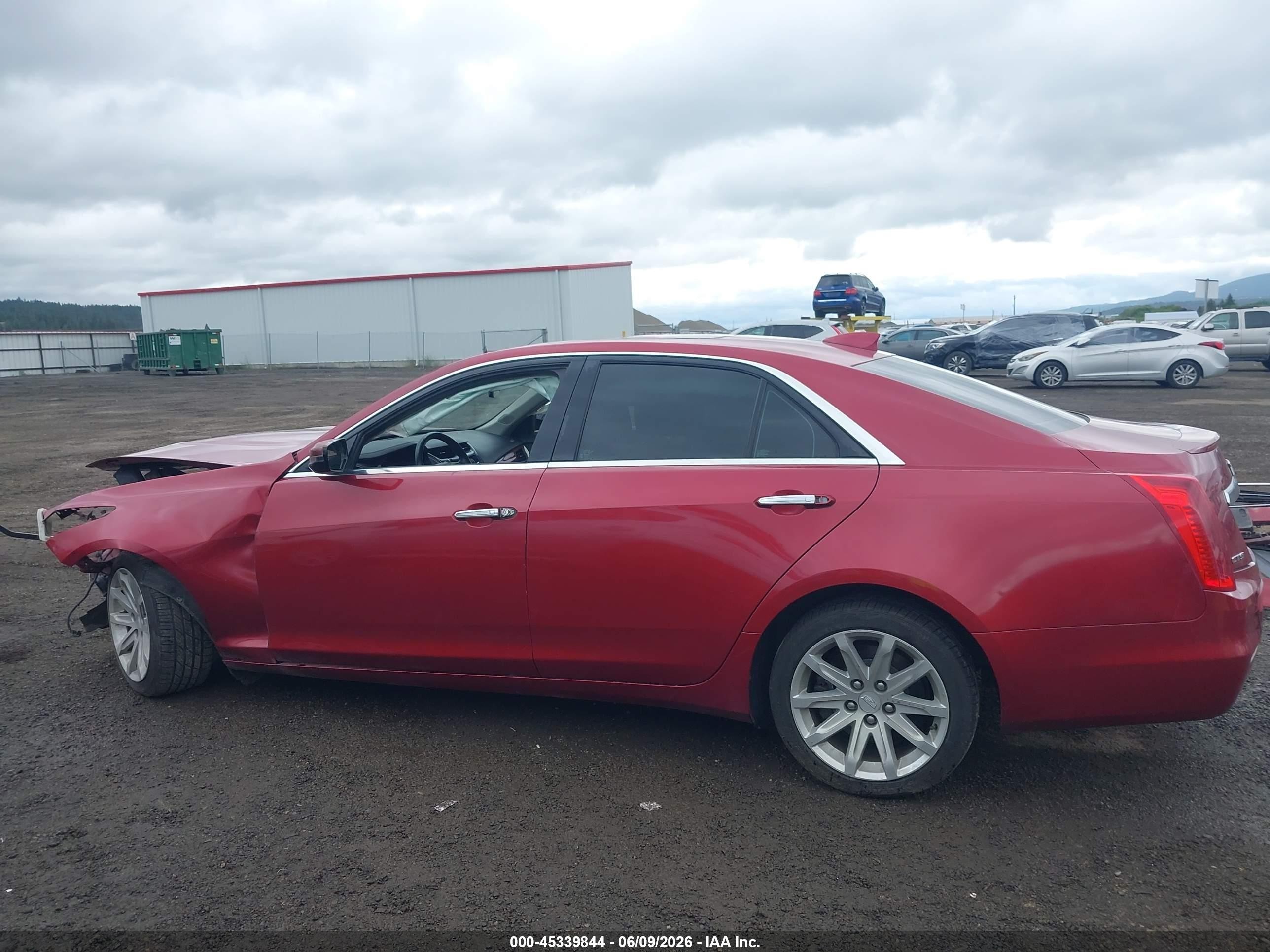 2015 Cadillac Cts Luxury Red vin: 1G6AR5S3XF0131852