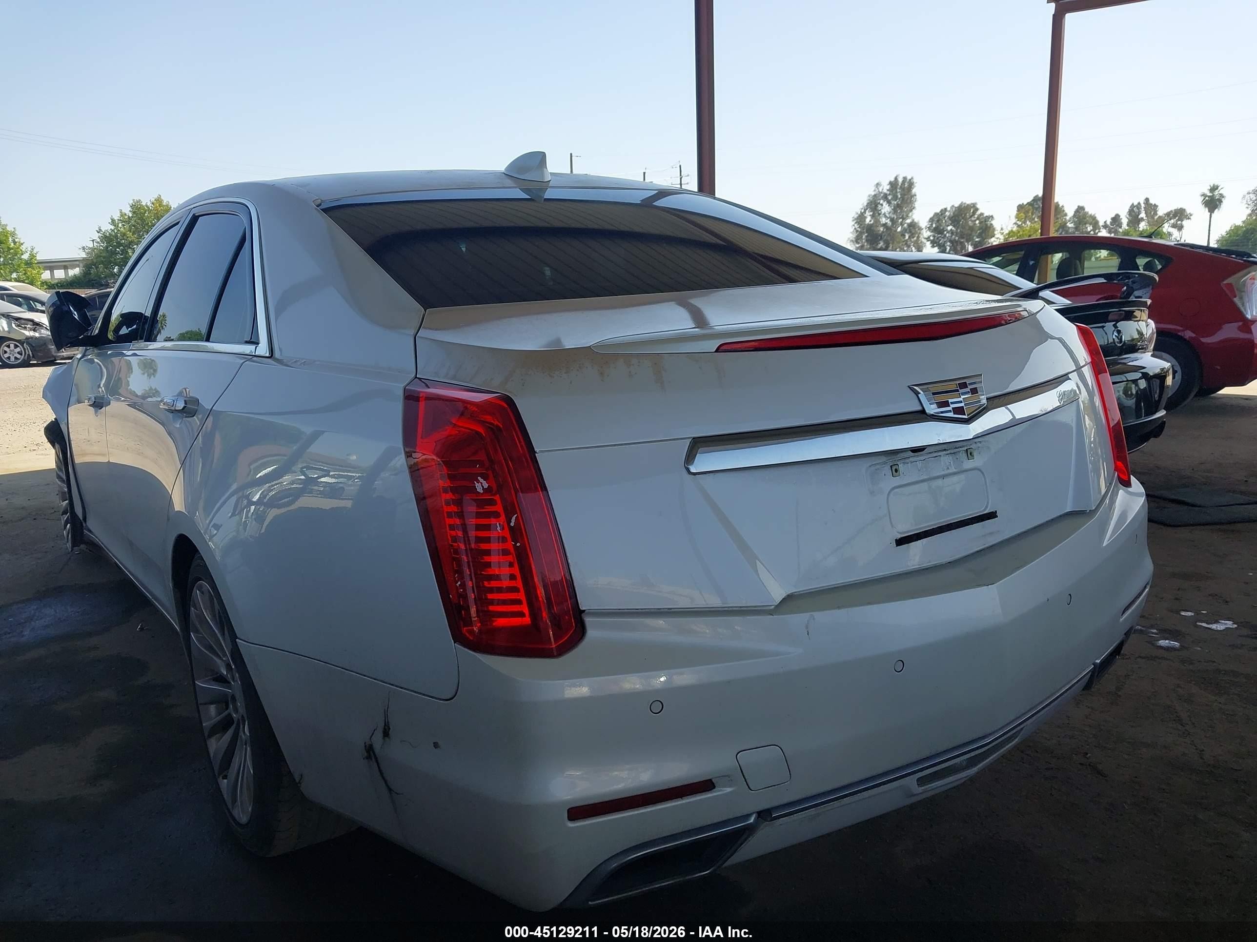 2016 Cadillac Cts Luxury Collection White vin: 1G6AR5SS9G0130507