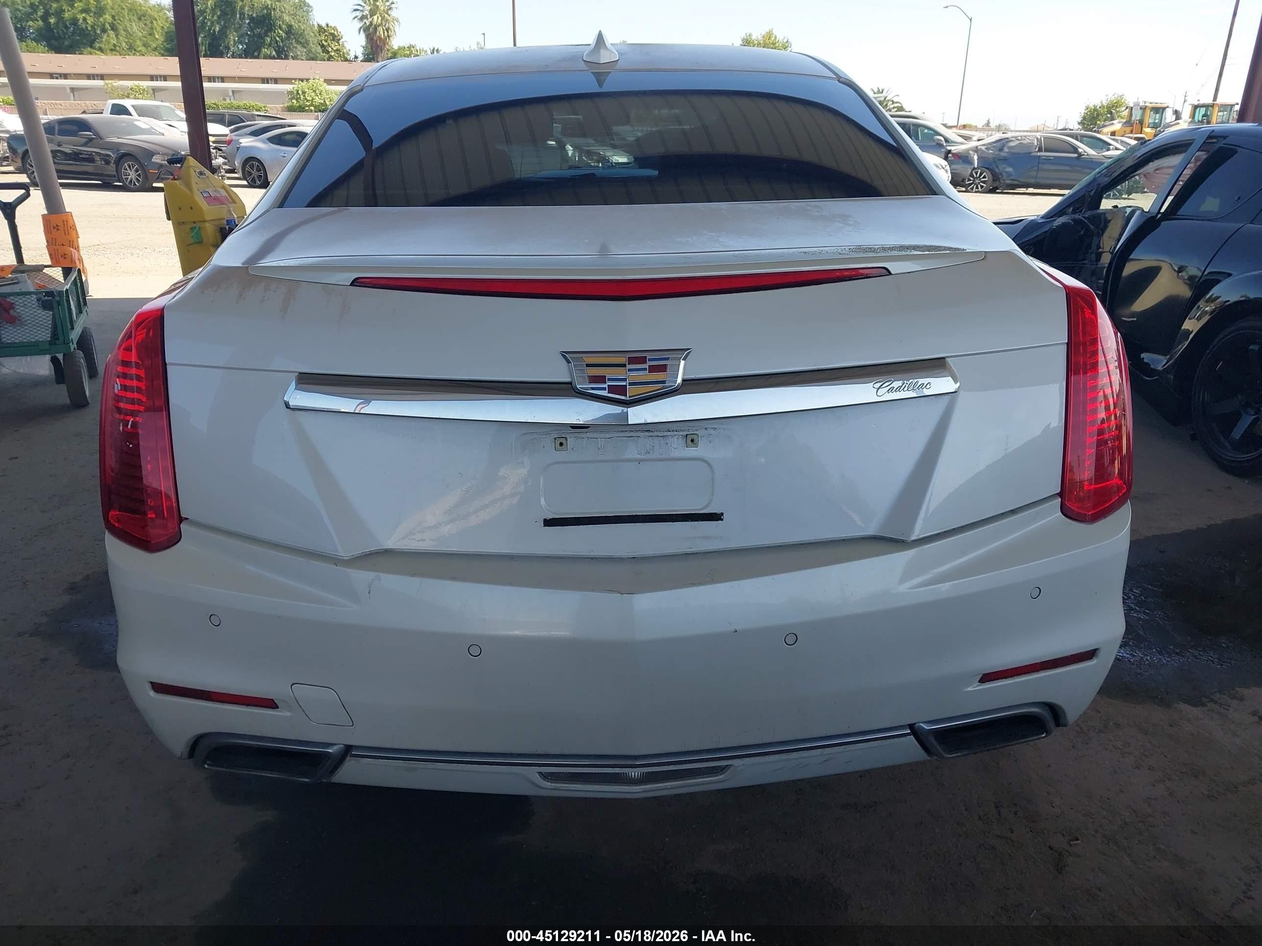 2016 Cadillac Cts Luxury Collection White vin: 1G6AR5SS9G0130507