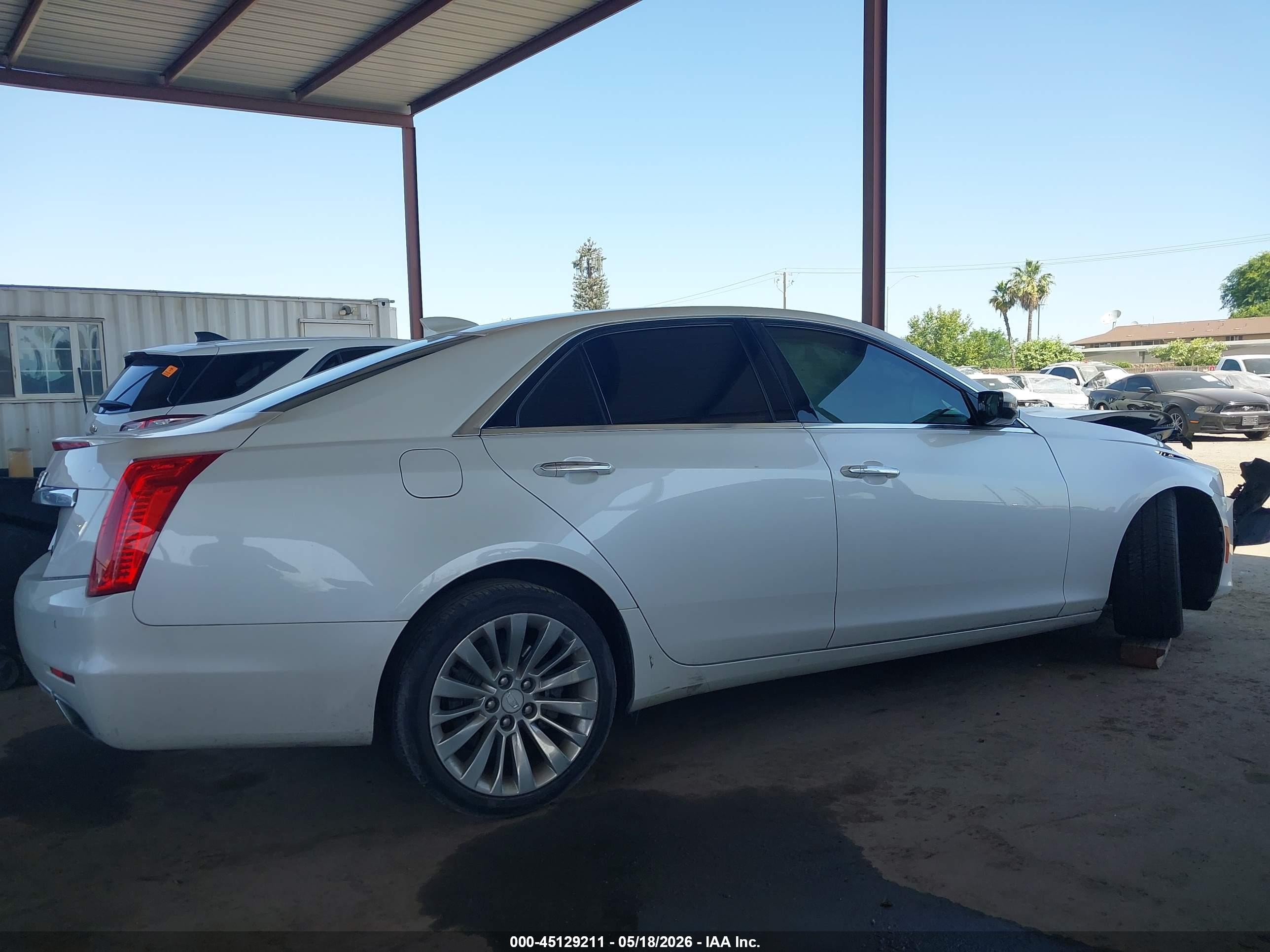 2016 Cadillac Cts Luxury Collection White vin: 1G6AR5SS9G0130507