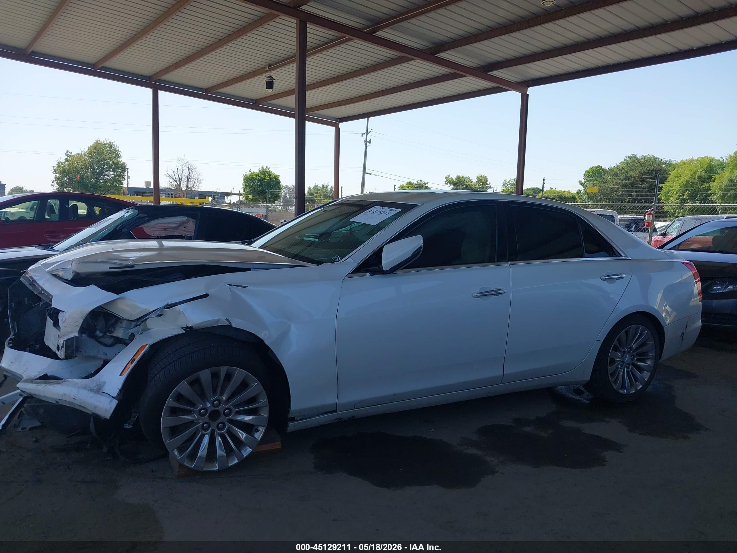 2016 Cadillac Cts Luxury Collection White vin: 1G6AR5SS9G0130507