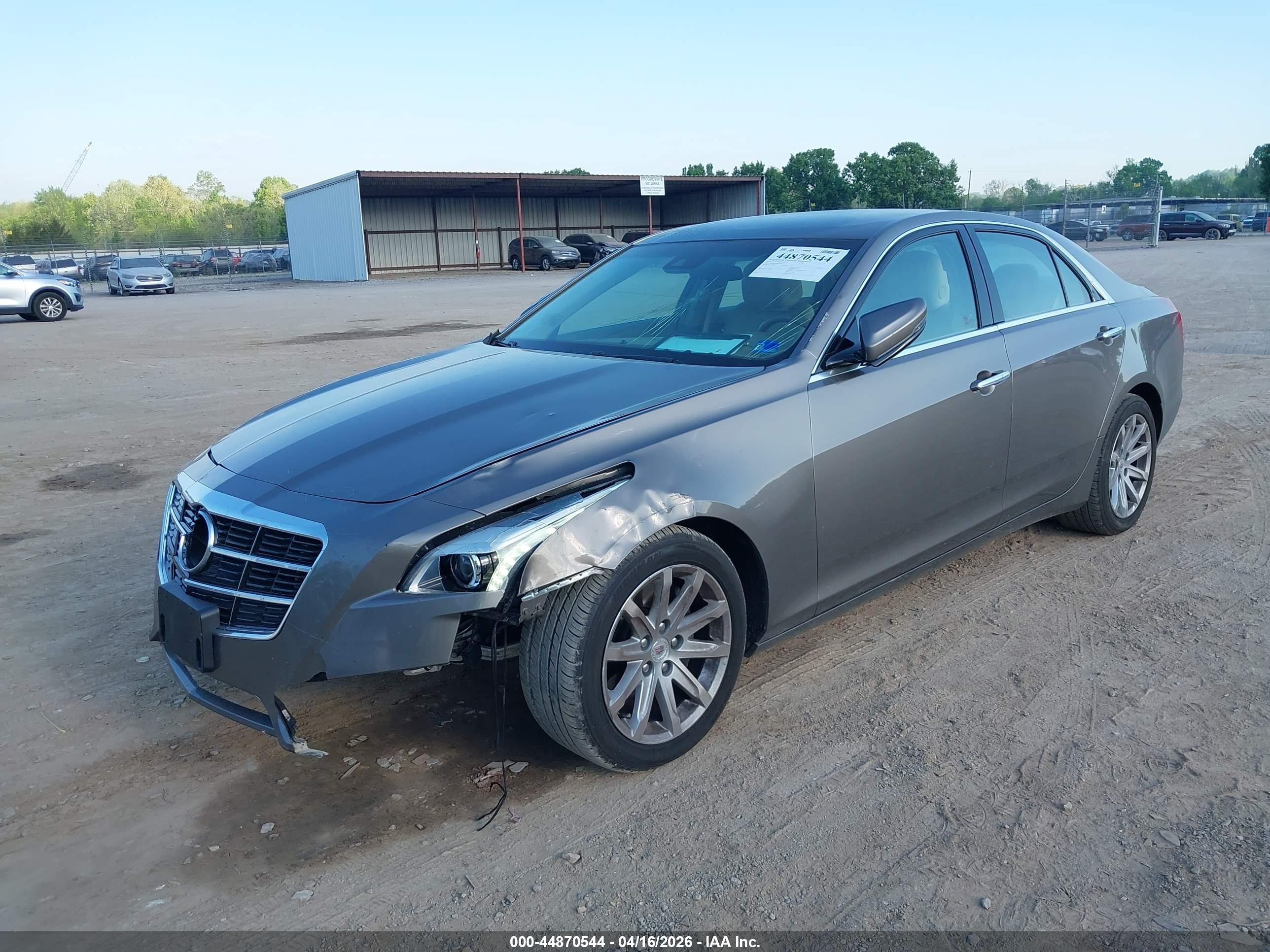 2014 Cadillac Cts Luxury Золотой vin: 1G6AR5SX0E0171505
