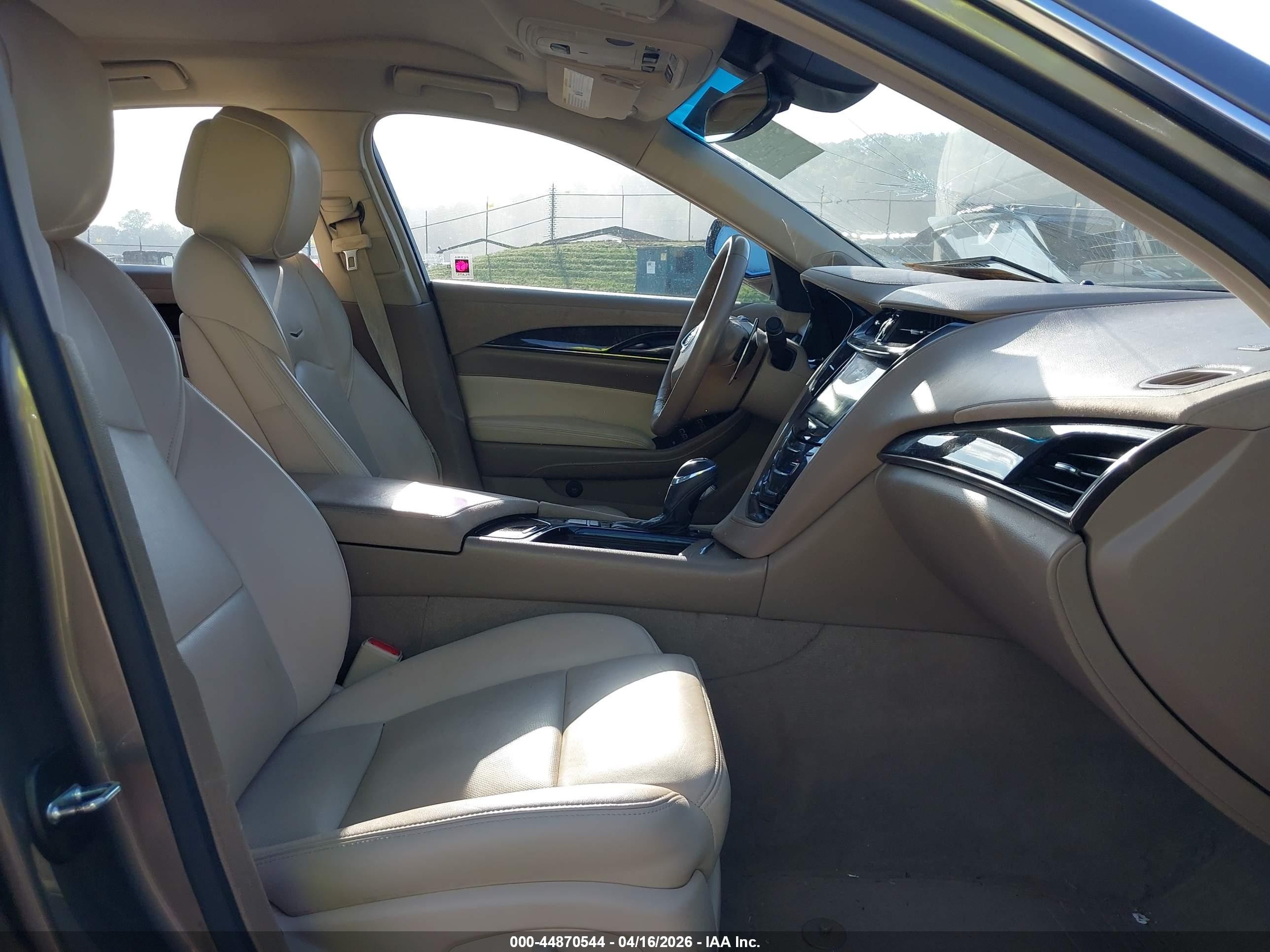 2014 Cadillac Cts Luxury Золотой vin: 1G6AR5SX0E0171505