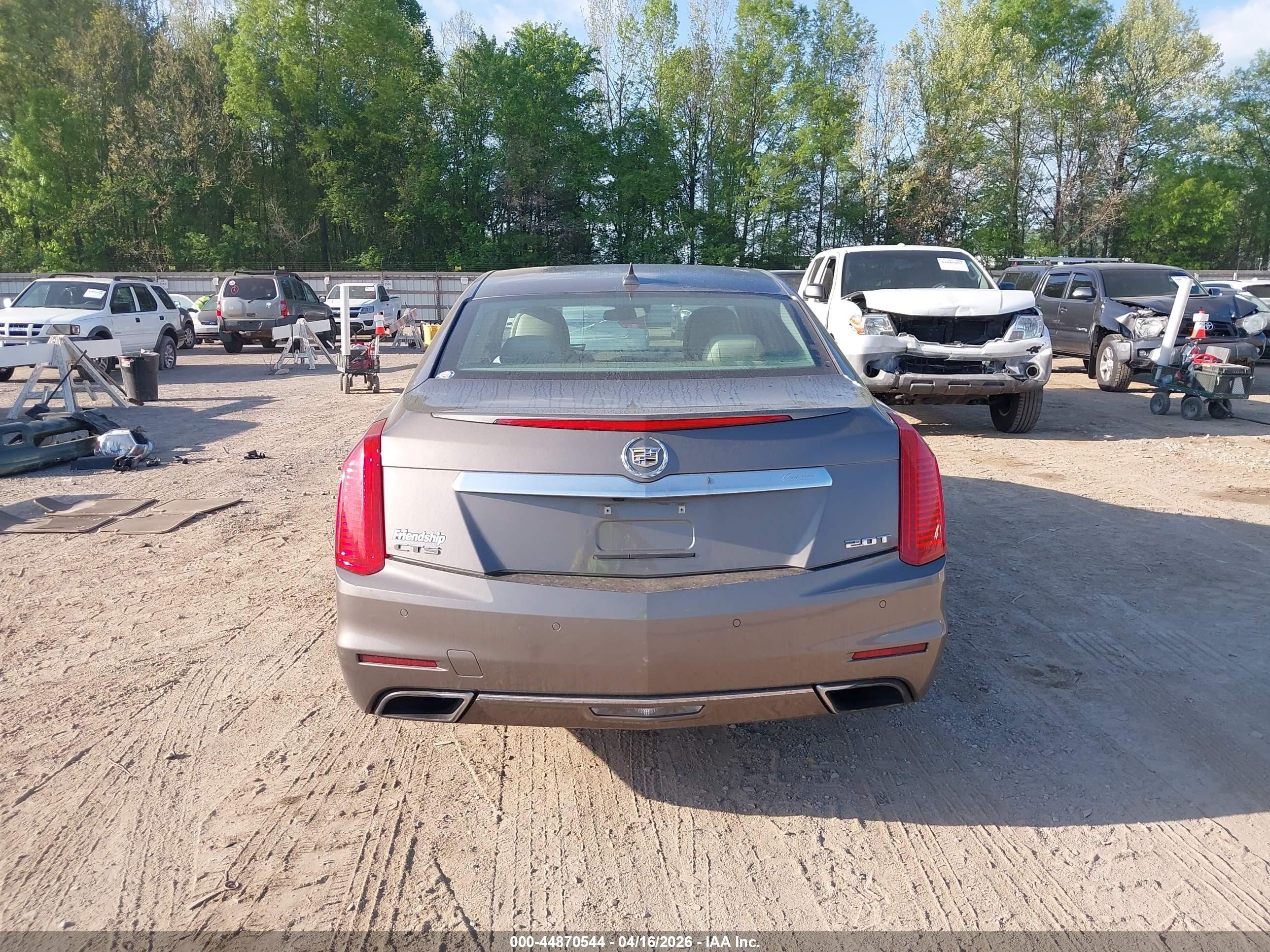 2014 Cadillac Cts Luxury Золотой vin: 1G6AR5SX0E0171505