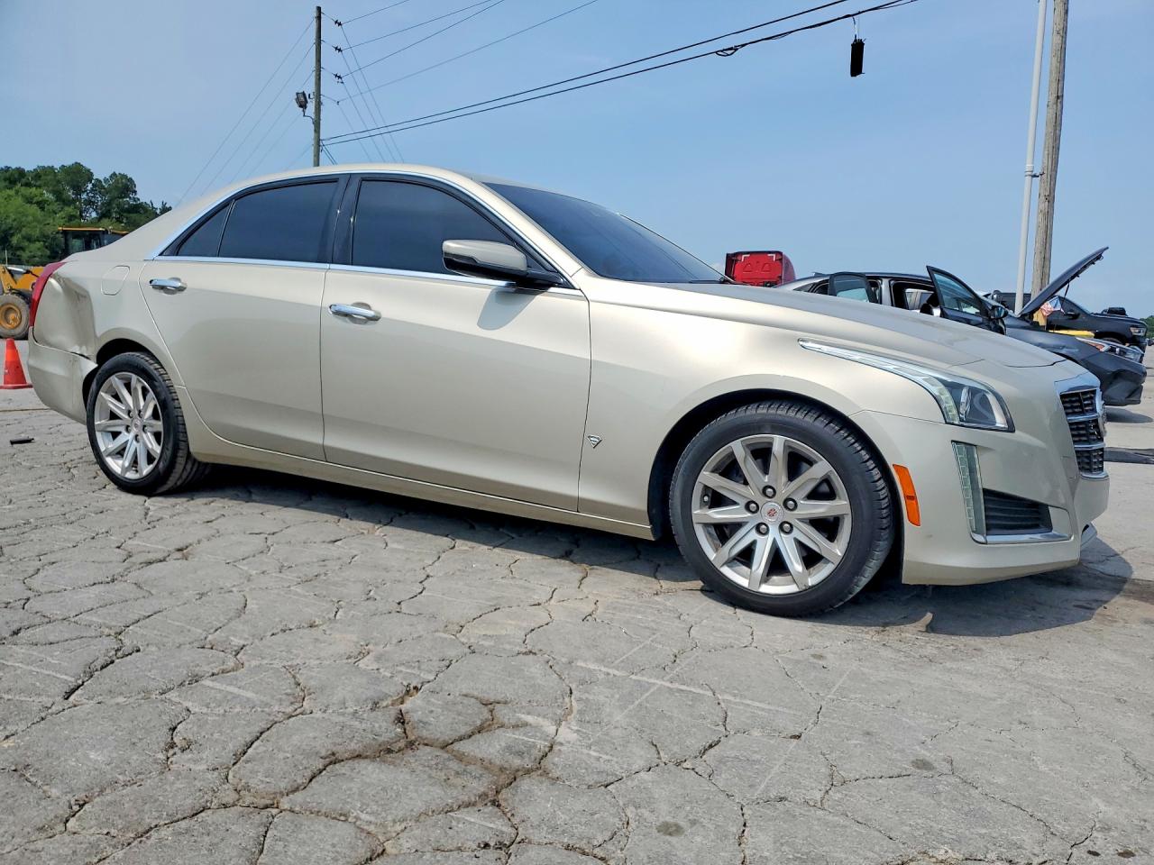 2014 Cadillac Cts Luxury Collection Желто-коричневый vin: 1G6AR5SX0E0174534
