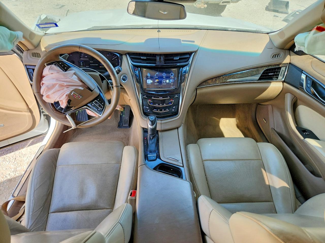 2015 Cadillac Cts Luxury Collection Белый vin: 1G6AR5SX0F0118305