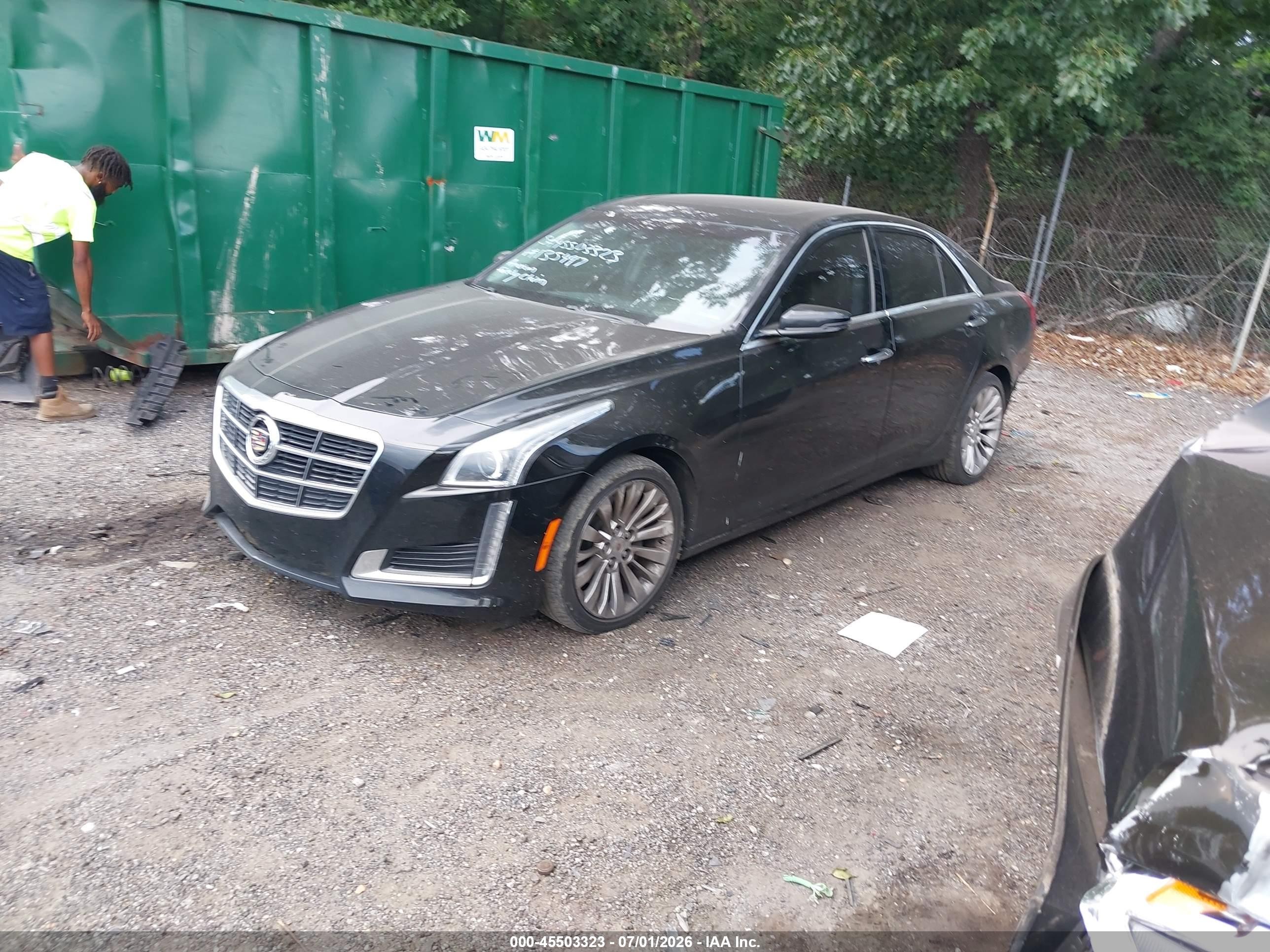 2014 Cadillac Cts Luxury Black vin: 1G6AR5SX1E0135497