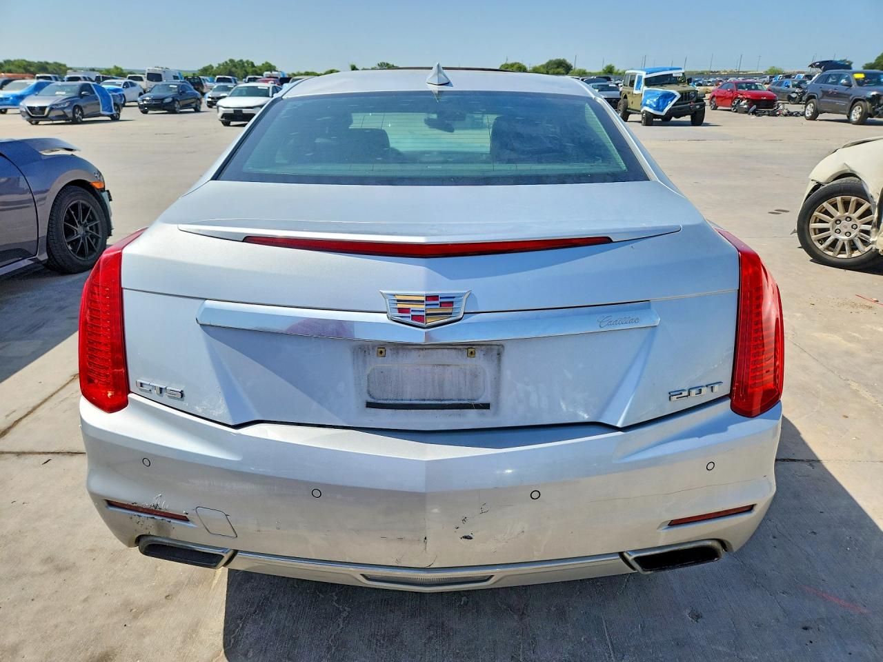 2015 Cadillac Cts Luxury Collection Silver vin: 1G6AR5SX2F0127975