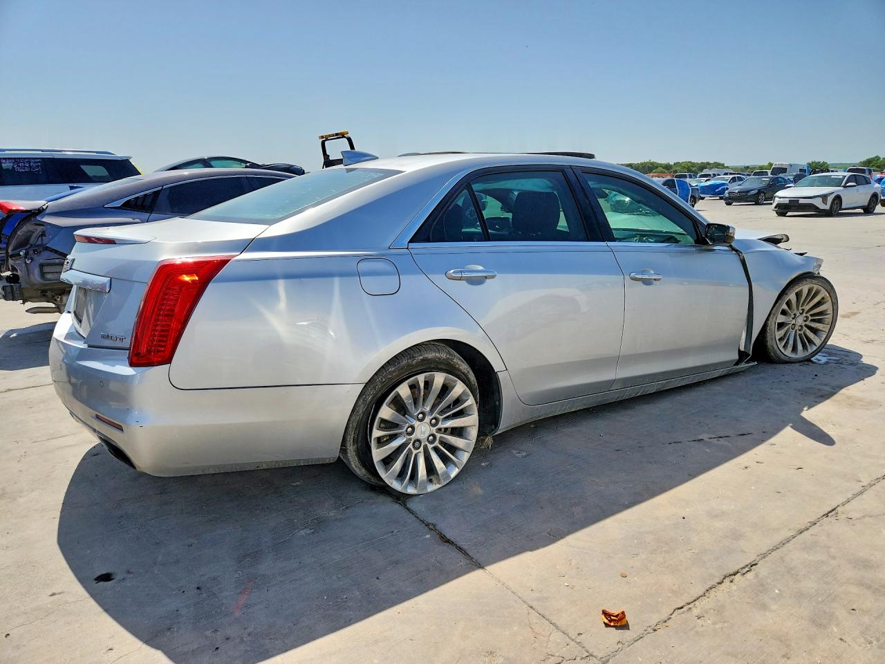 2015 Cadillac Cts Luxury Collection Silver vin: 1G6AR5SX2F0127975