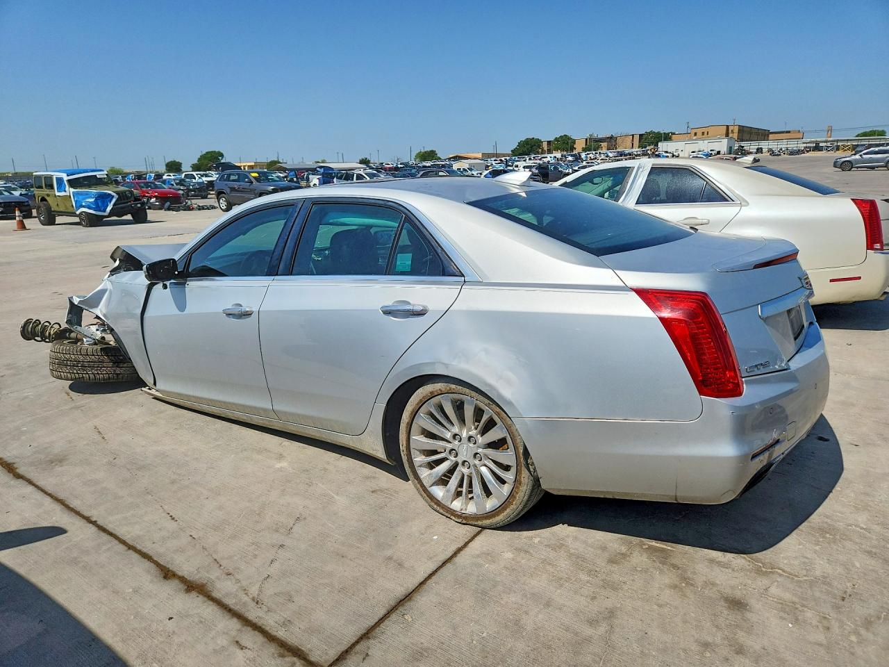 2015 Cadillac Cts Luxury Collection Silver vin: 1G6AR5SX2F0127975