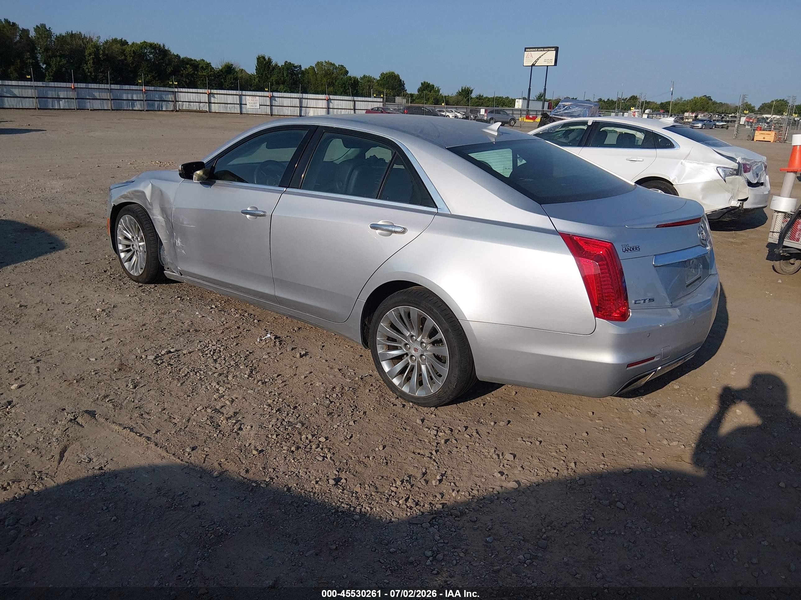 2014 Cadillac Cts Luxury Silver vin: 1G6AR5SX4E0144291