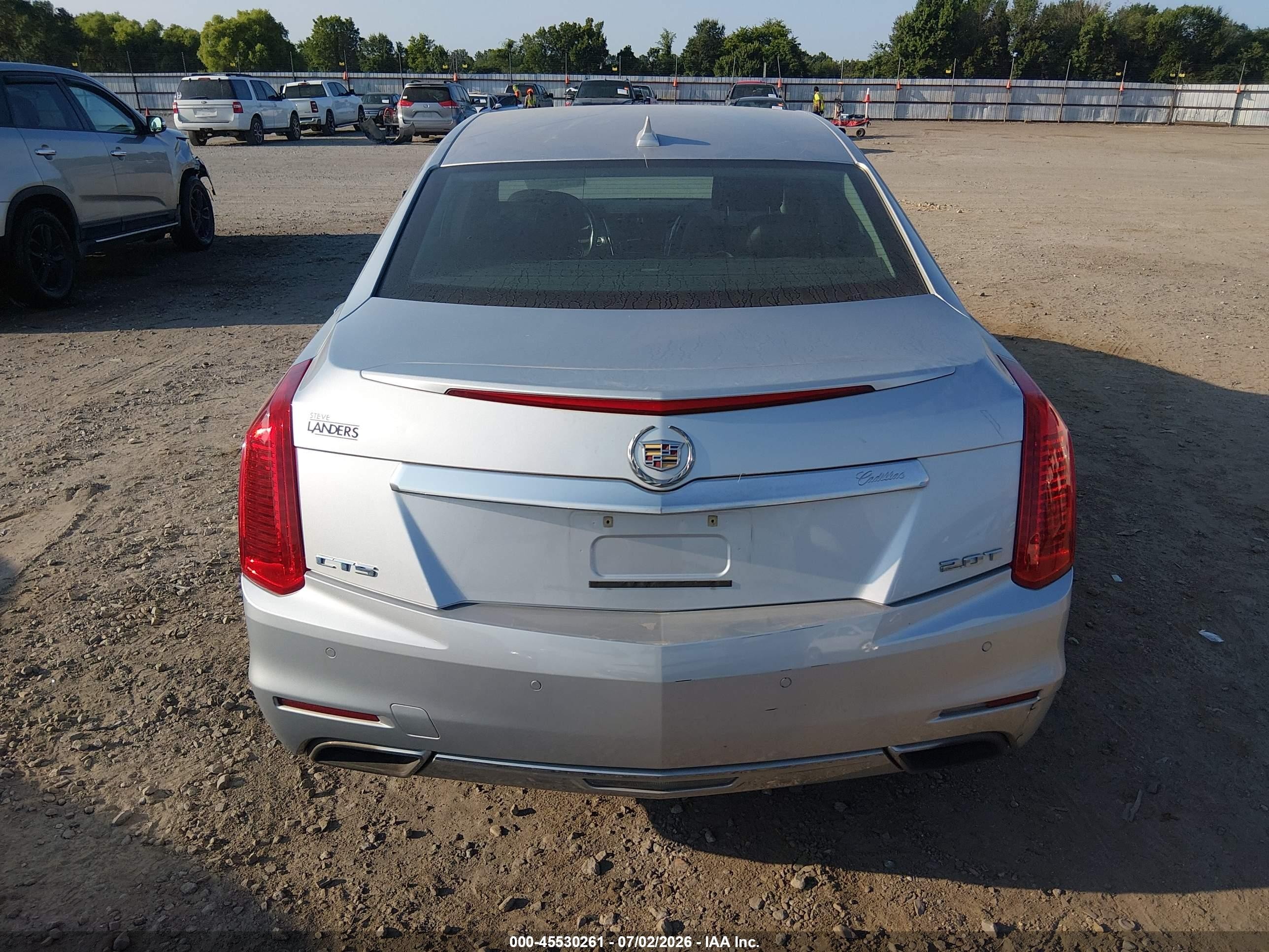 2014 Cadillac Cts Luxury Silver vin: 1G6AR5SX4E0144291