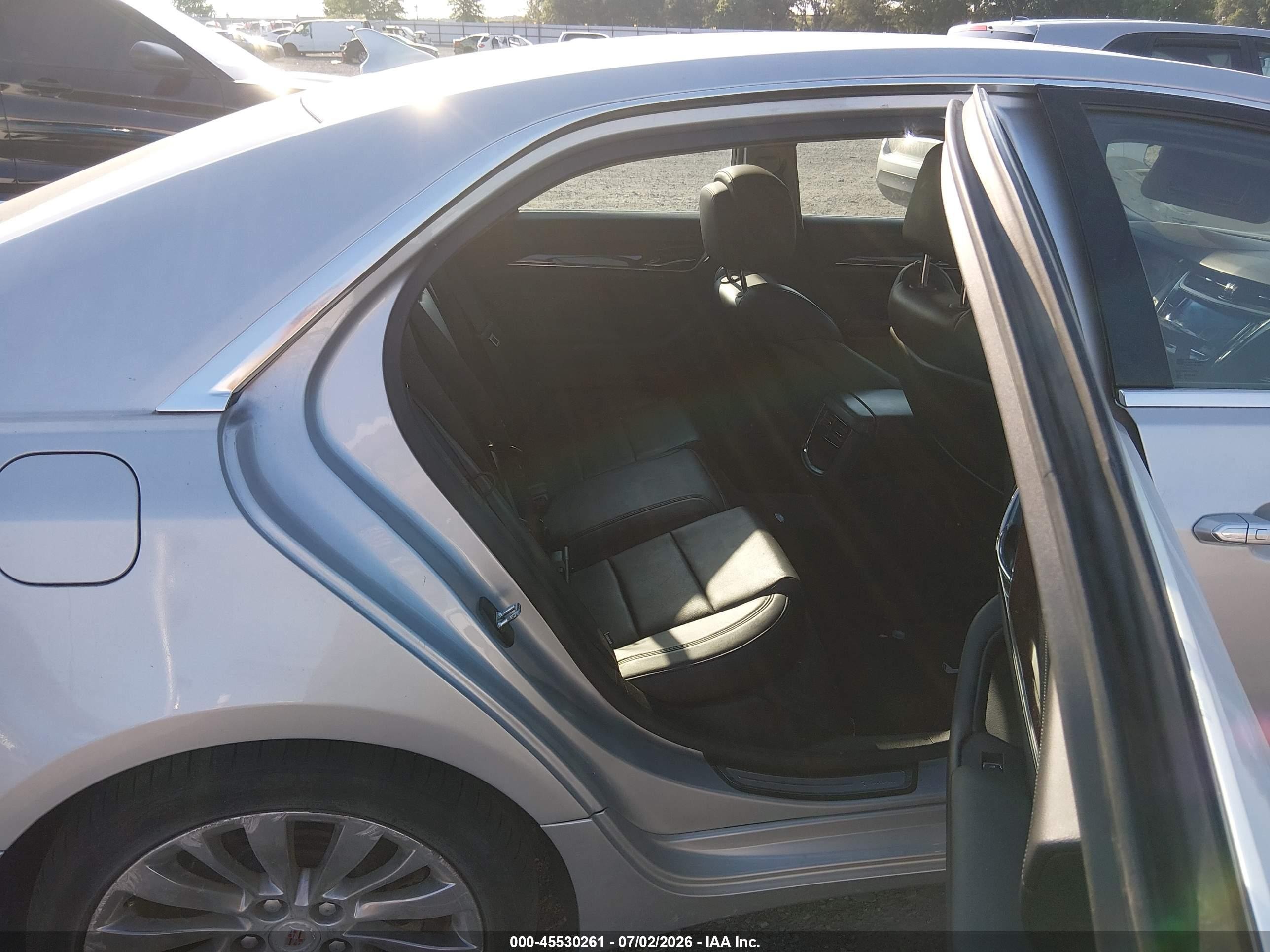 2014 Cadillac Cts Luxury Silver vin: 1G6AR5SX4E0144291