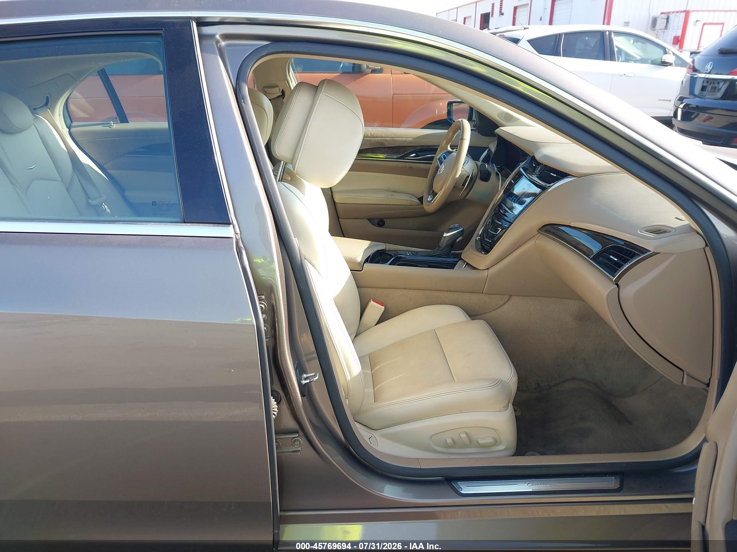 2014 Cadillac Cts Luxury Brown vin: 1G6AR5SX4E0166419