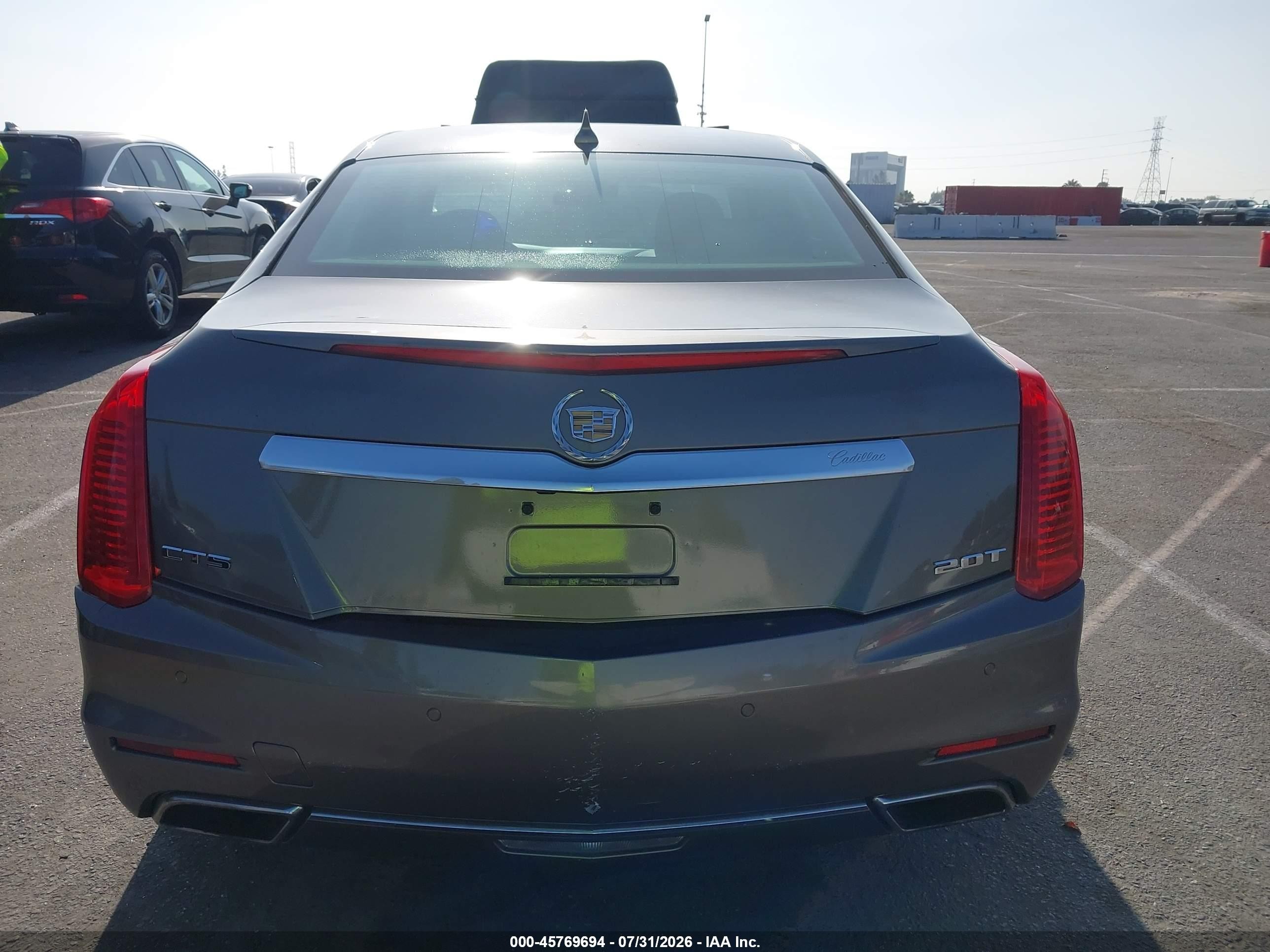 2014 Cadillac Cts Luxury Brown vin: 1G6AR5SX4E0166419