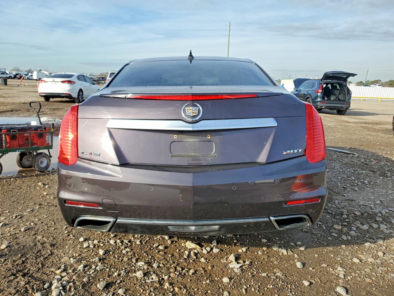 2014 Cadillac Cts Luxury Collection Purple vin: 1G6AR5SX5E0155705
