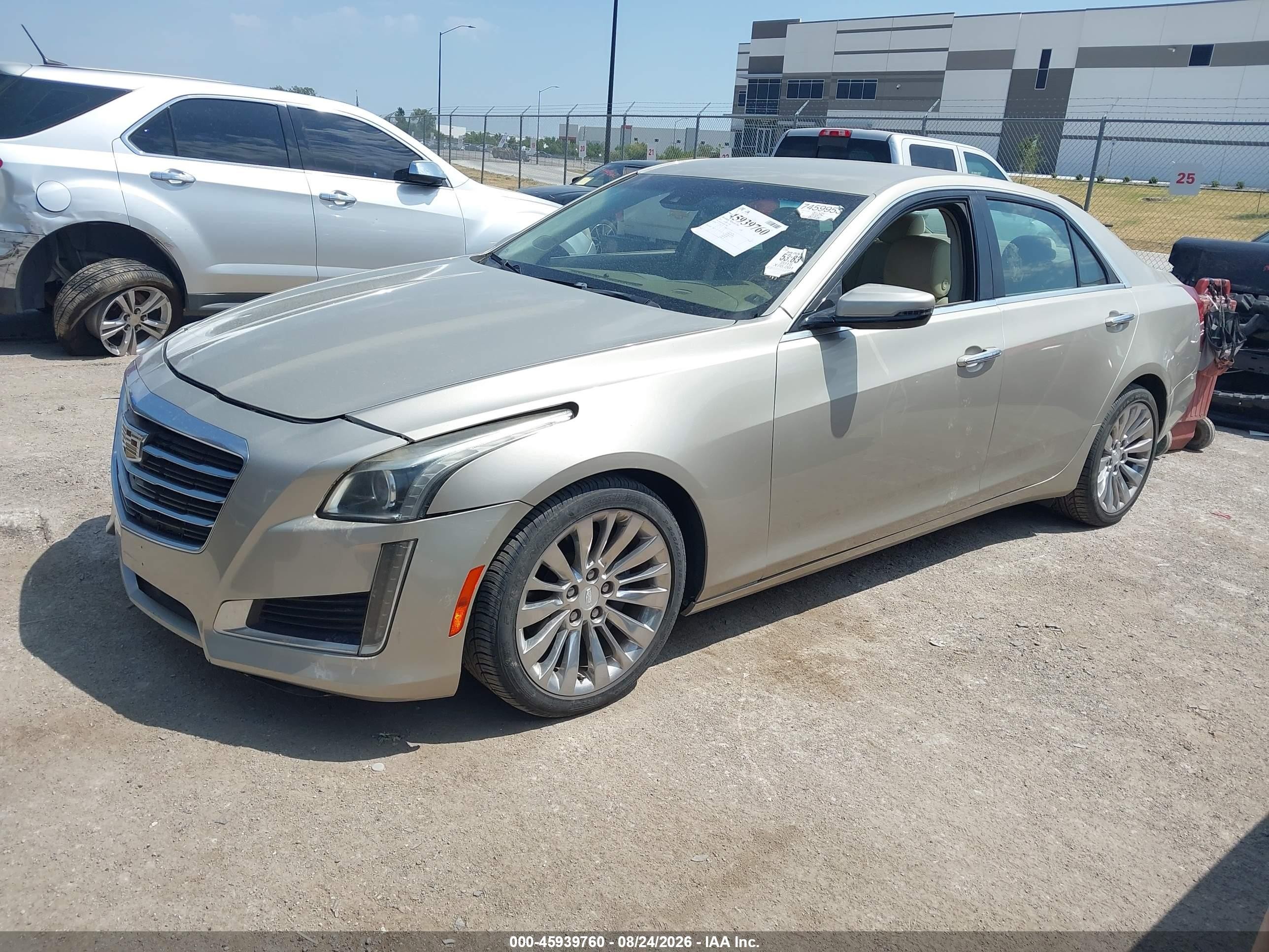 2015 Cadillac Cts Luxury Gold vin: 1G6AR5SX5F0107400