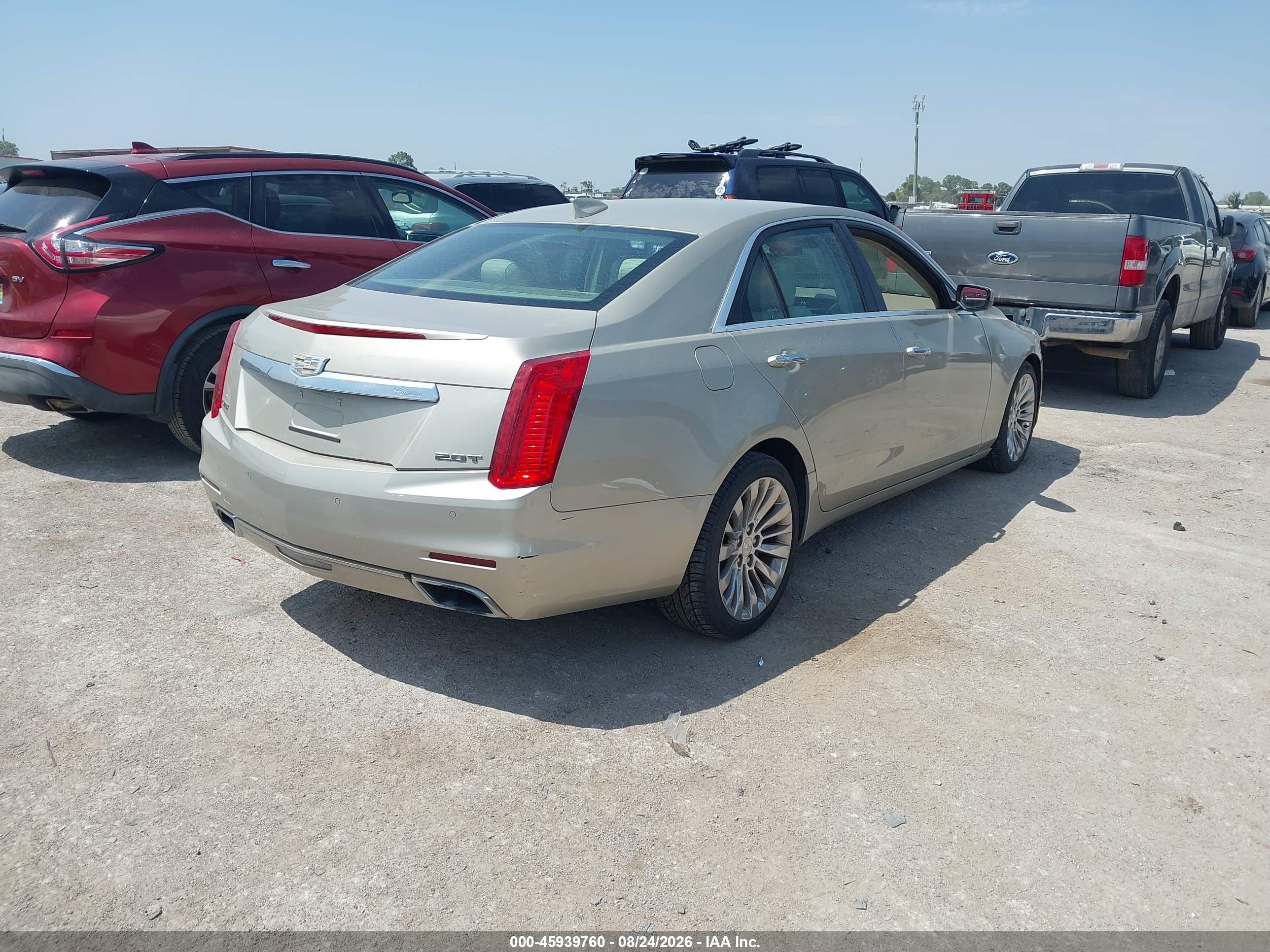 2015 Cadillac Cts Luxury Gold vin: 1G6AR5SX5F0107400