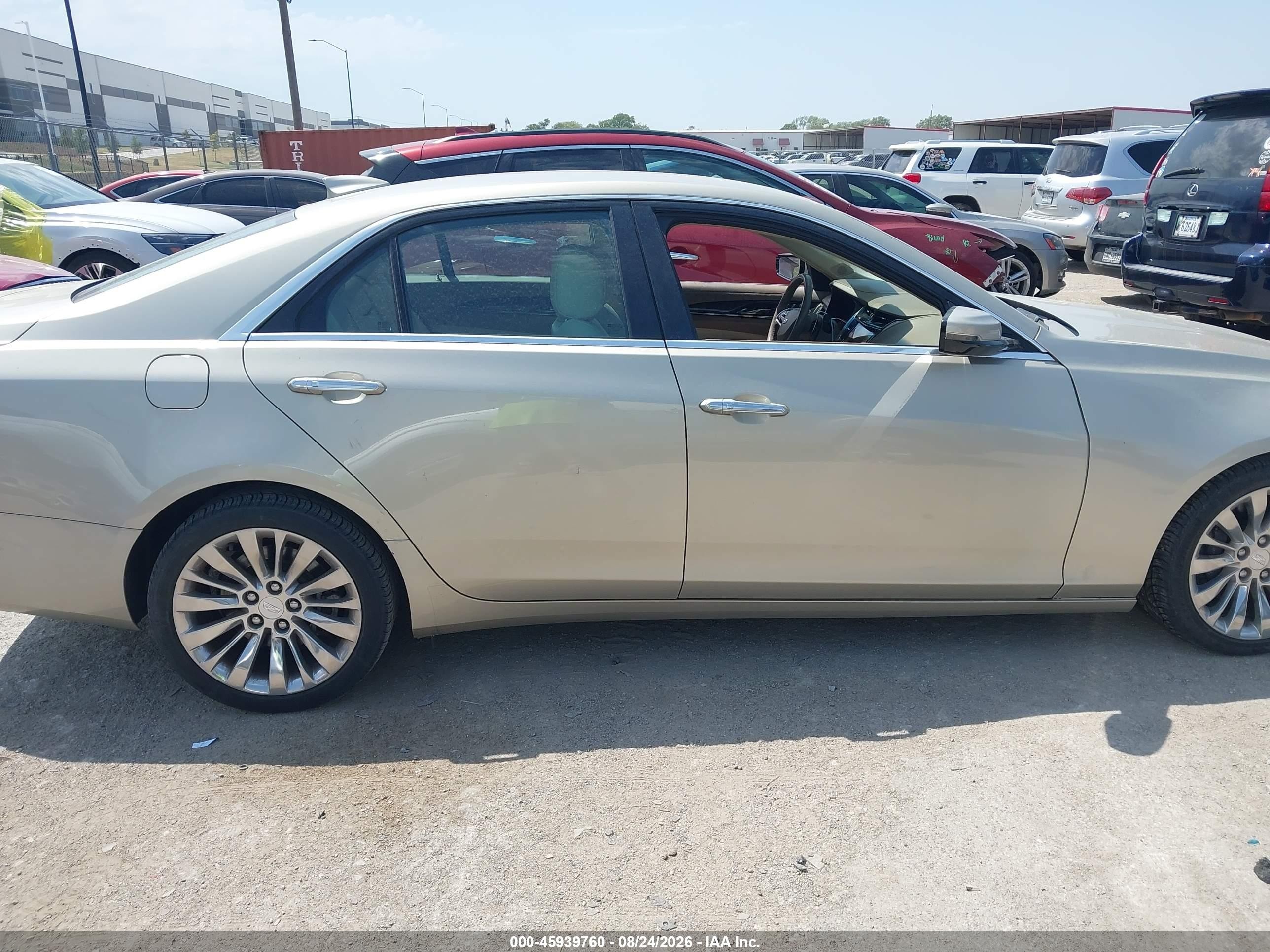 2015 Cadillac Cts Luxury Gold vin: 1G6AR5SX5F0107400