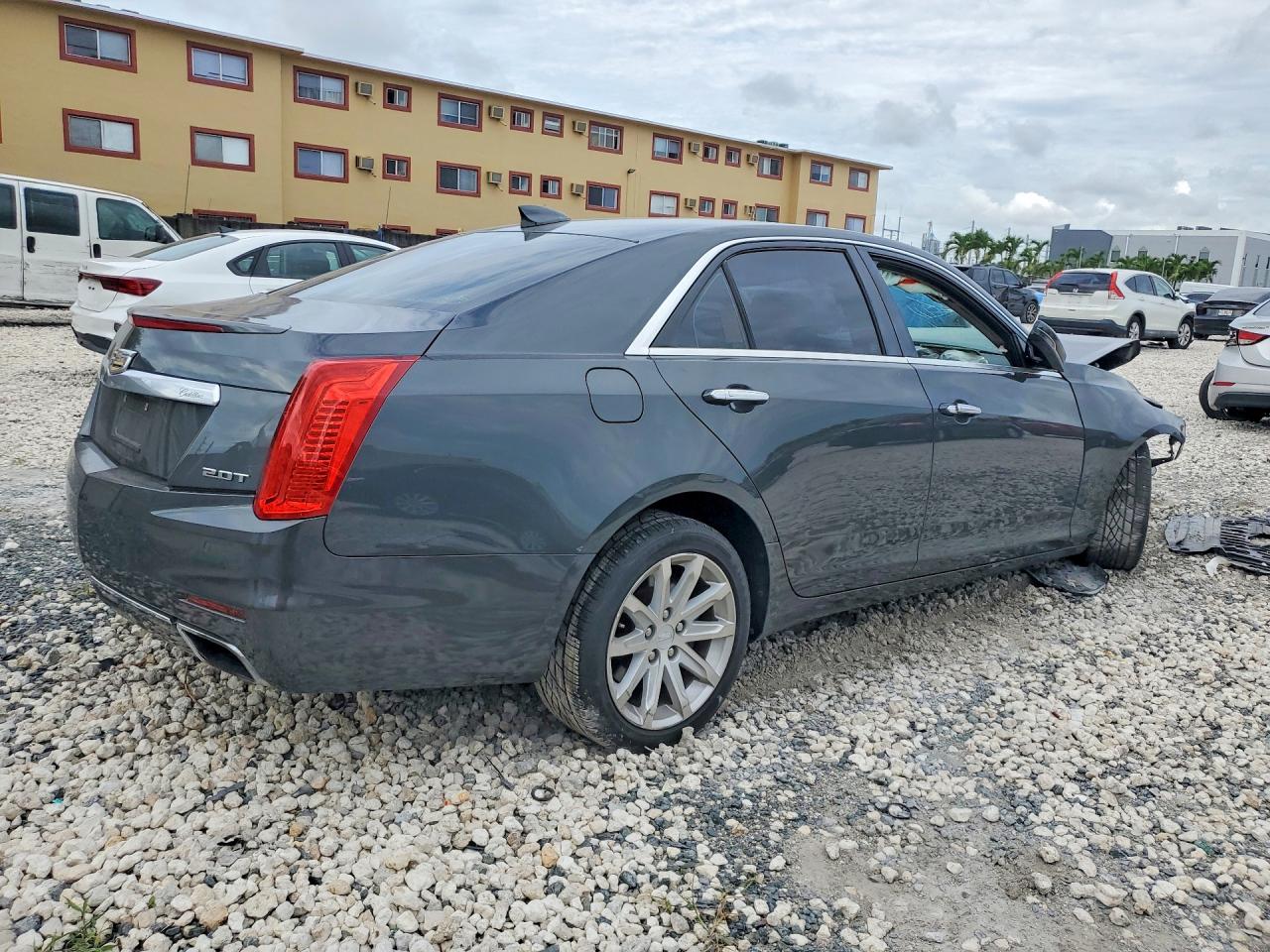 2015 Cadillac Cts Luxury Collection Gray vin: 1G6AR5SX5F0116257