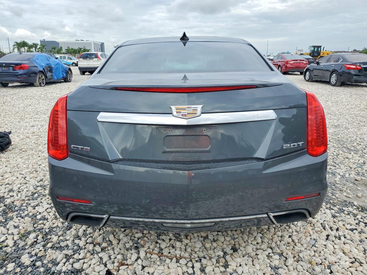 2015 Cadillac Cts Luxury Collection Gray vin: 1G6AR5SX5F0116257