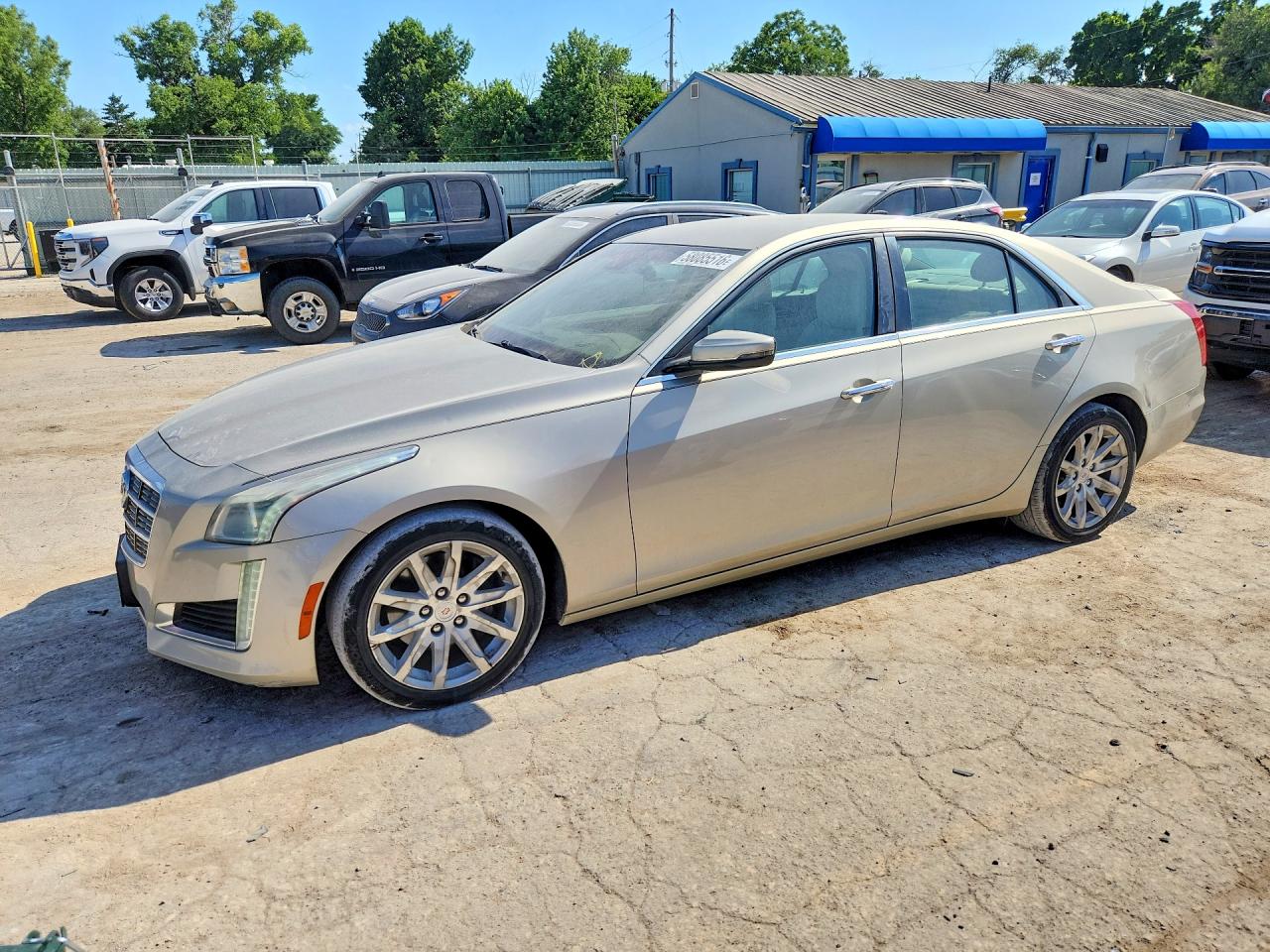 2014 Cadillac Cts Luxury Collection Gold vin: 1G6AR5SX6E0180323