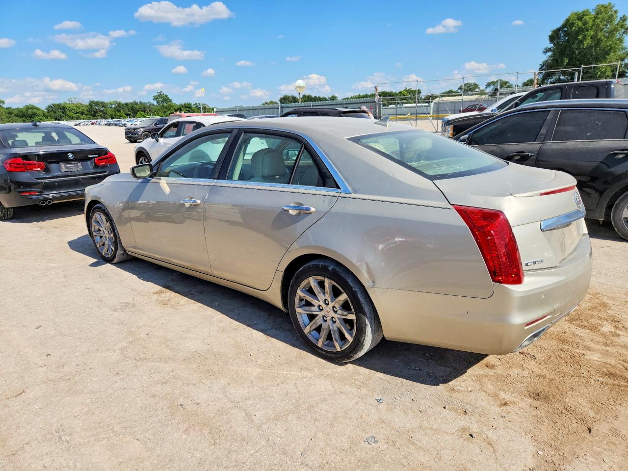 2014 Cadillac Cts Luxury Collection Gold vin: 1G6AR5SX6E0180323