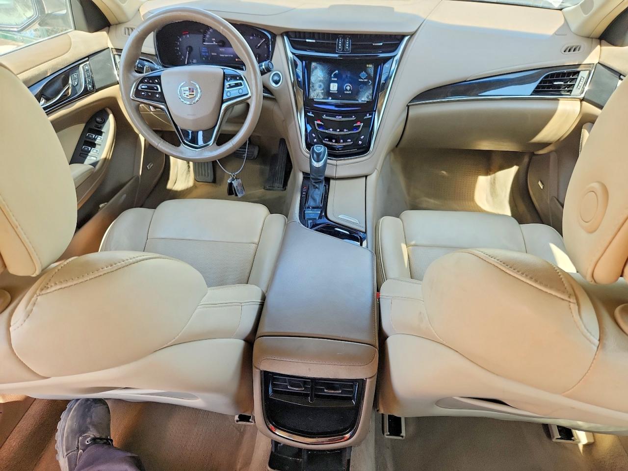 2014 Cadillac Cts Luxury Collection Gold vin: 1G6AR5SX6E0180323