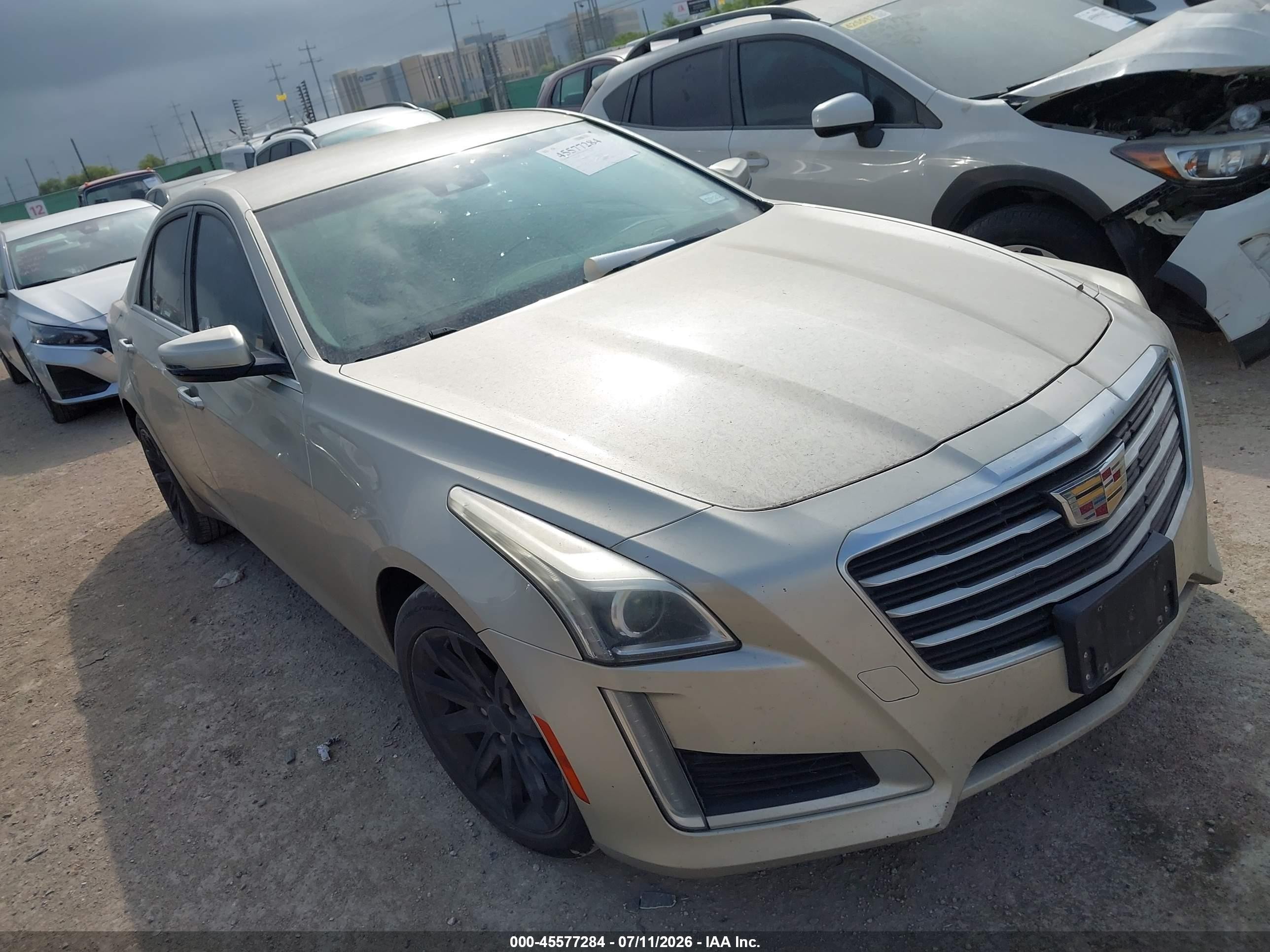 2015 Cadillac Cts Luxury Beige vin: 1G6AR5SX6F0103159