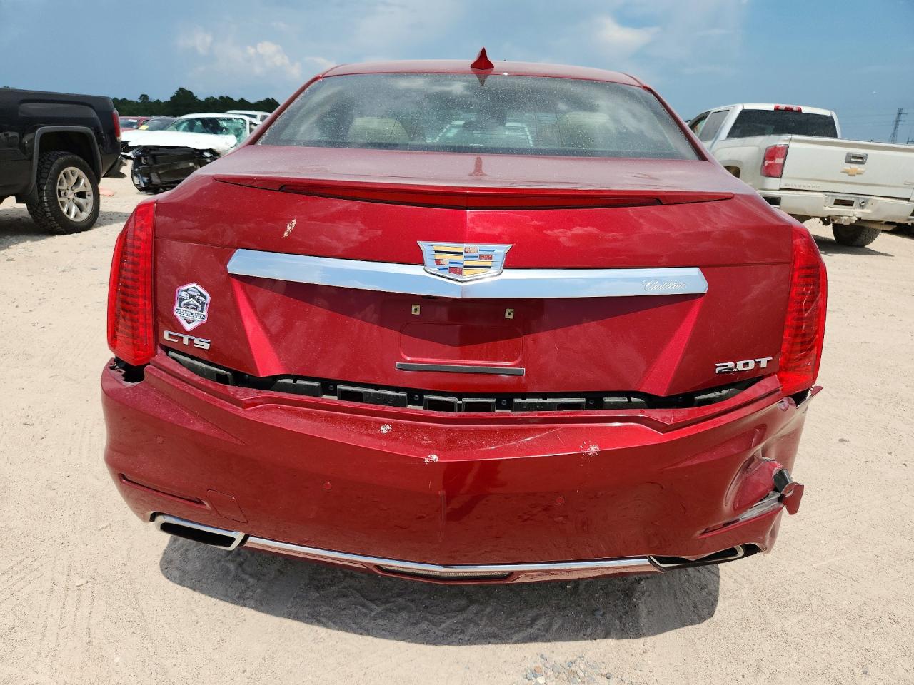 2015 Cadillac Cts Luxury Collection Red vin: 1G6AR5SX6F0112671