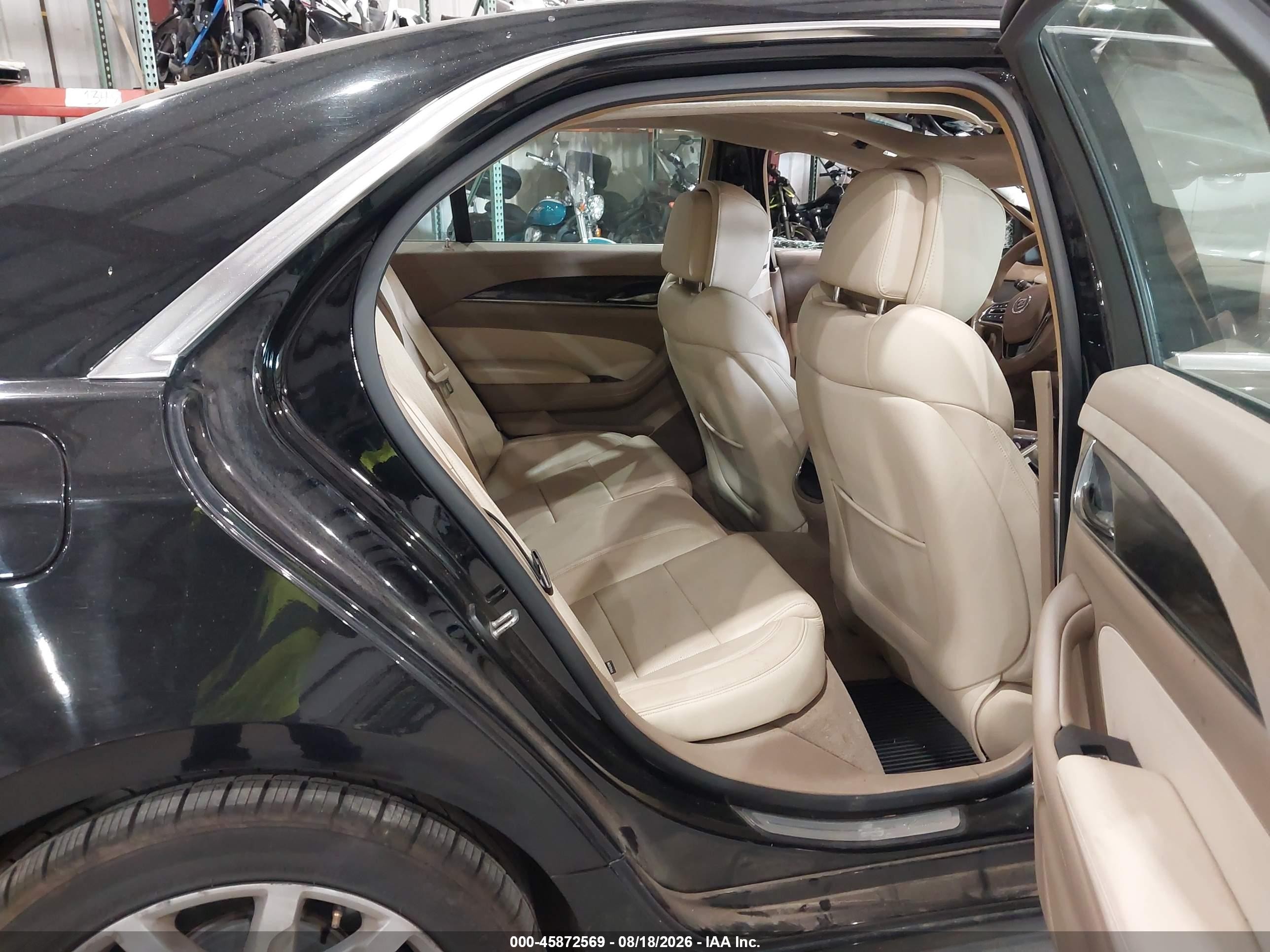 2014 Cadillac Cts Luxury Black vin: 1G6AR5SX7E0140400